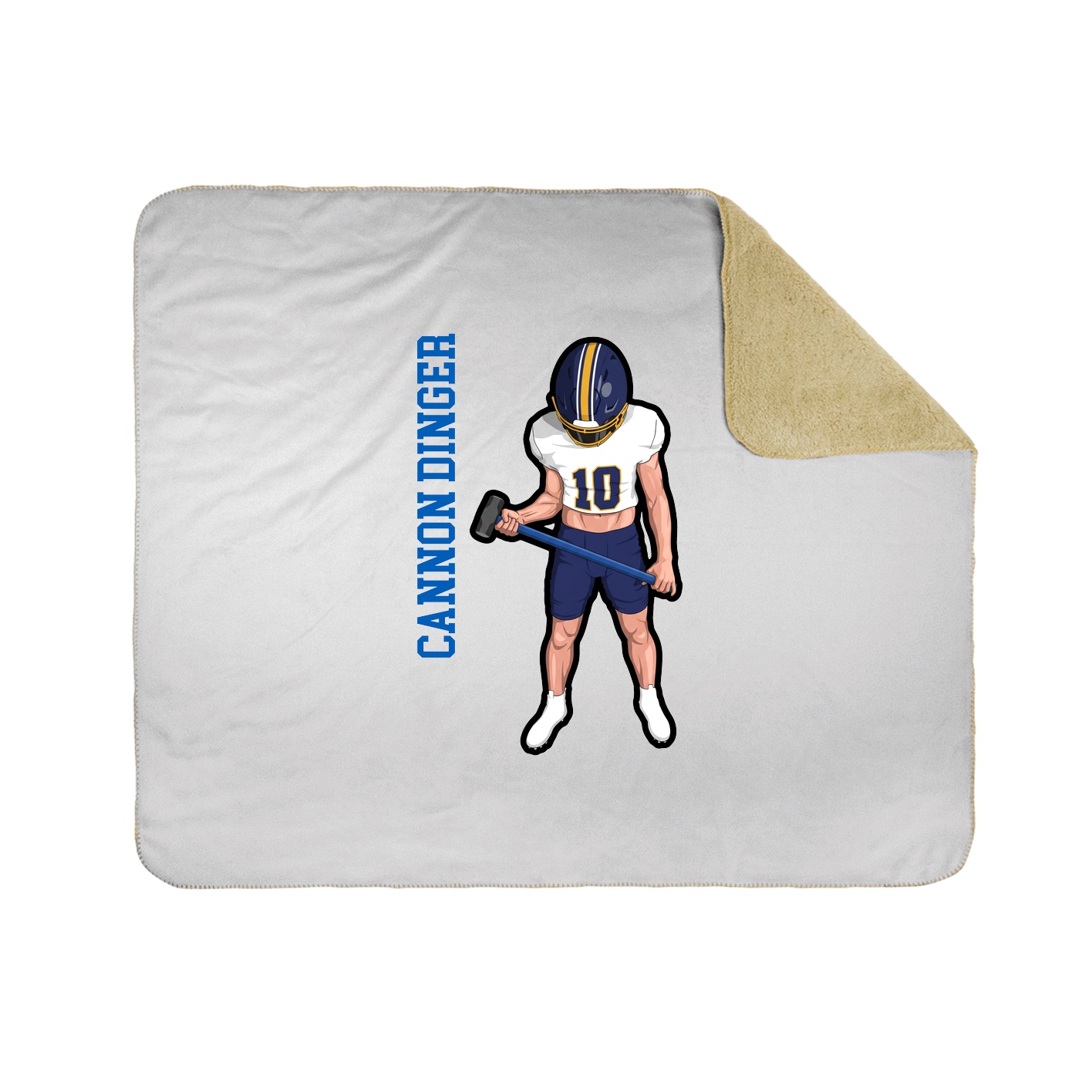 50x60 Sherpa Lined Throw Blanket