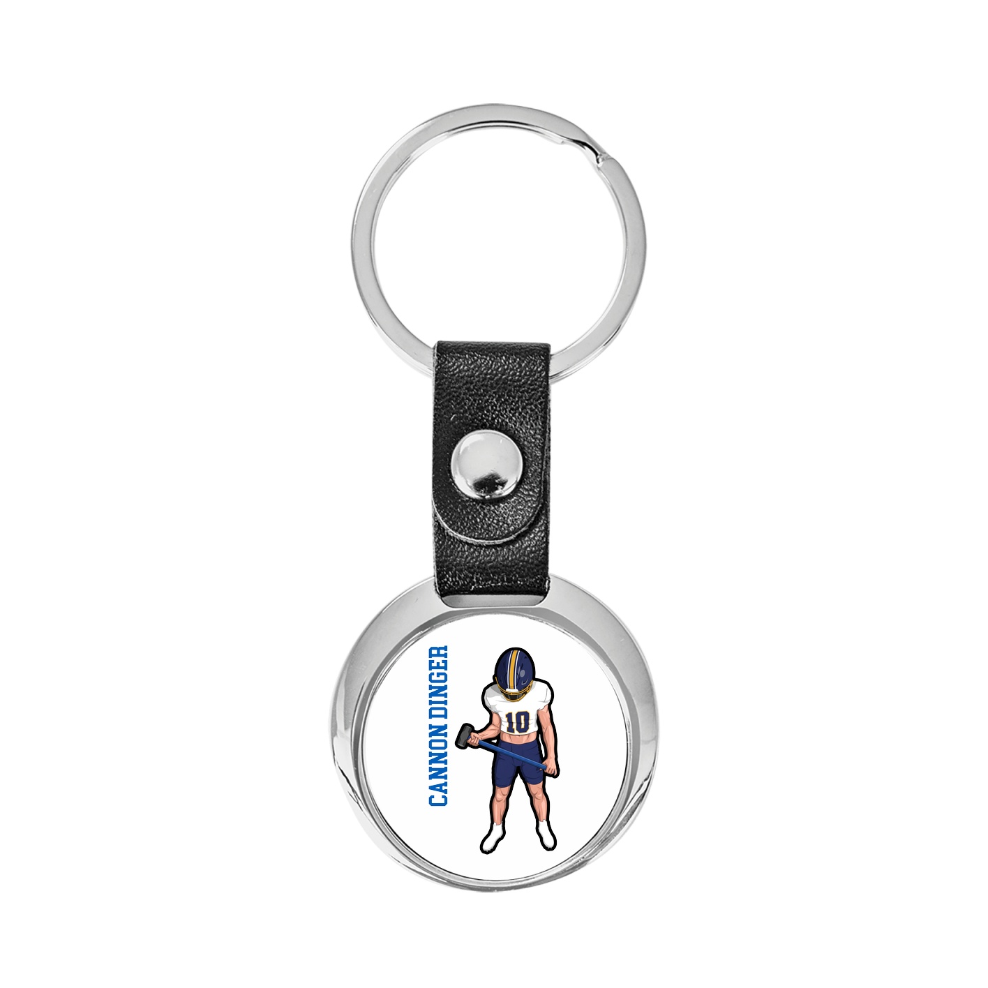 Key Chain — Name Vertical in Classic