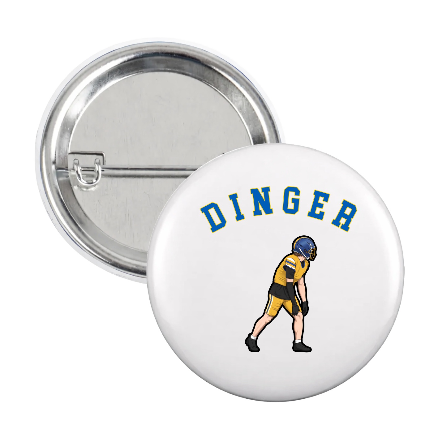 Game Day Button — Shirsey Arch in White