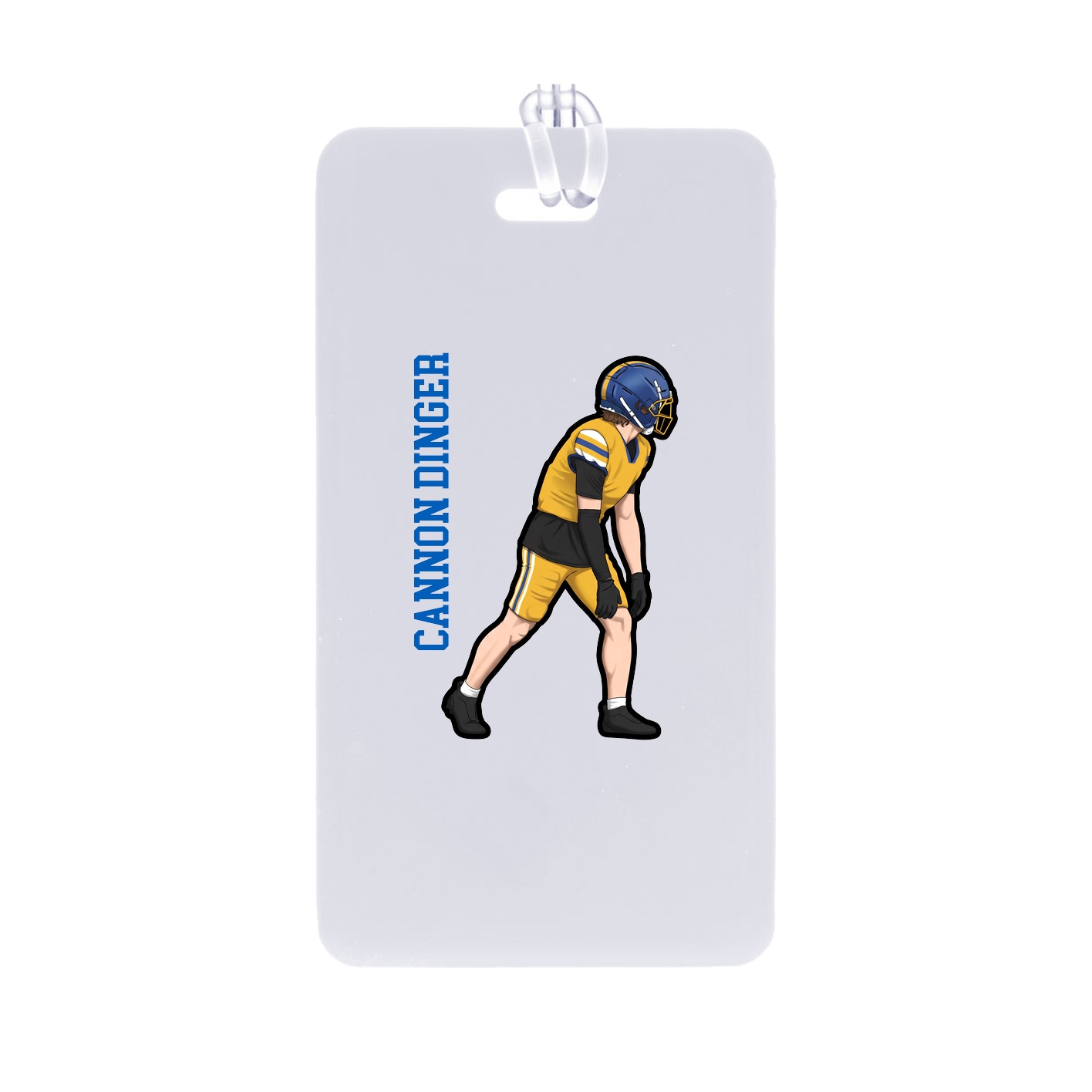 Bag Tag — Name Vertical in Classic