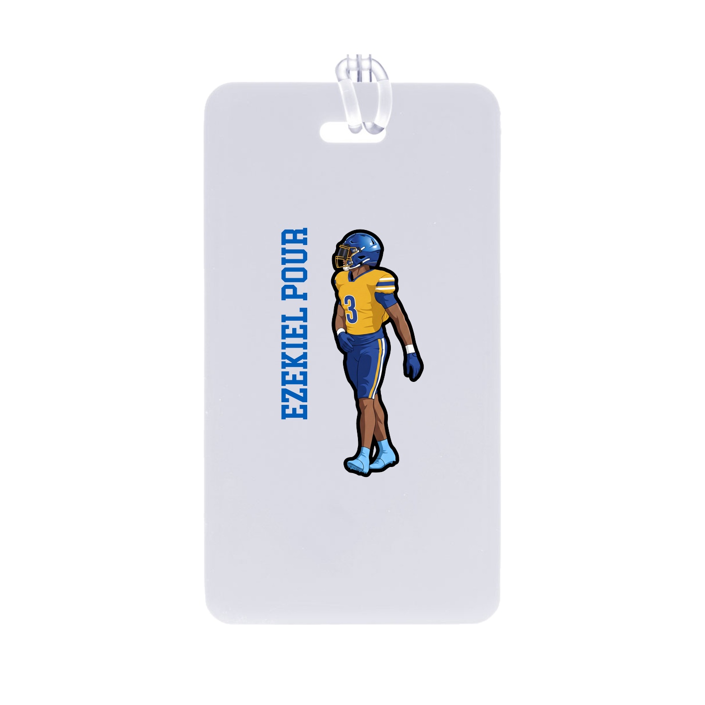 Bag Tag — Name Vertical in Classic
