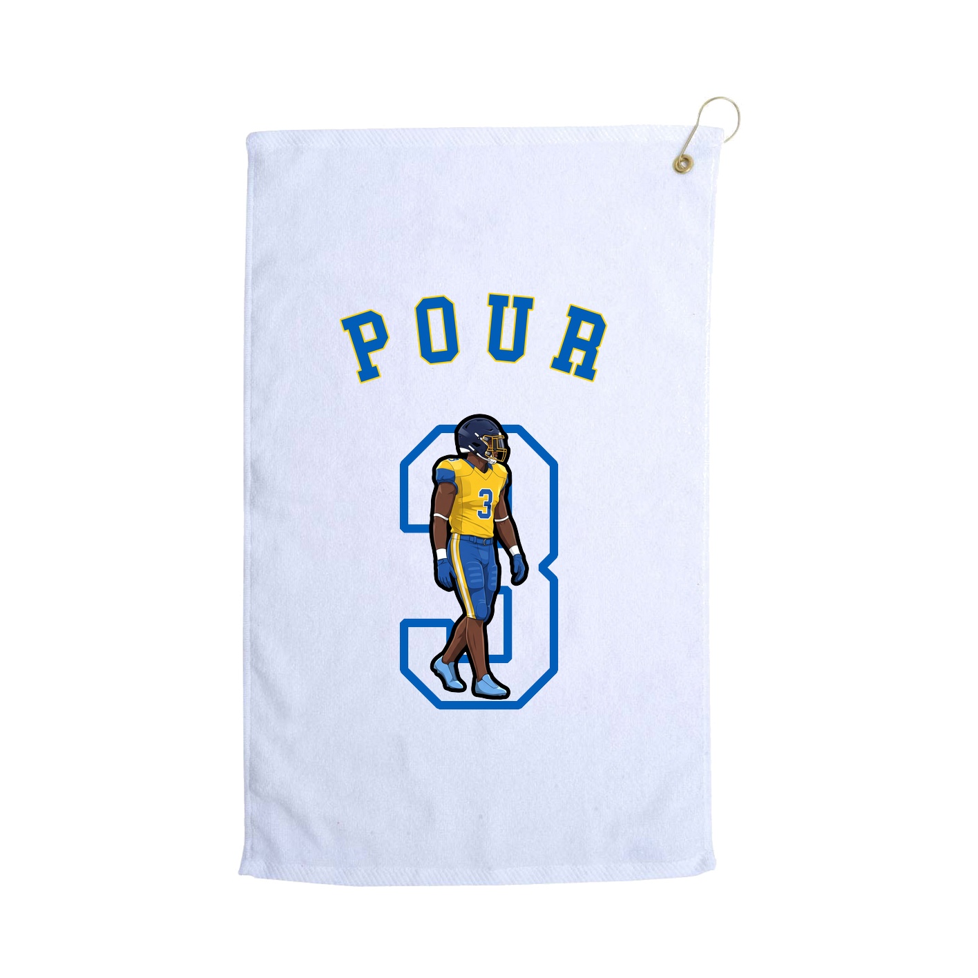 Golf Towel — Shirsey Arch in White