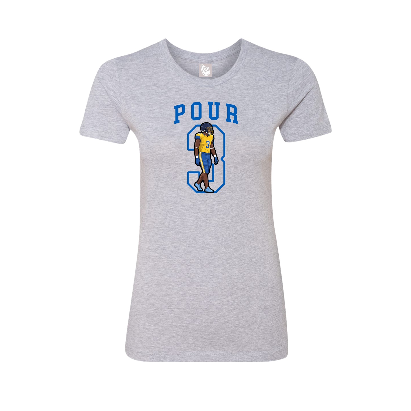Fitted Women's Tee — Shirsey in Grey