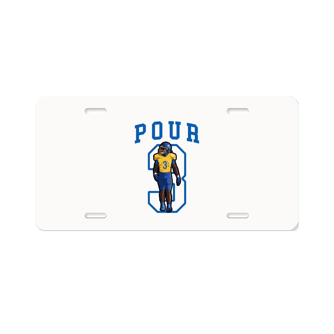 Aluminum License Plate