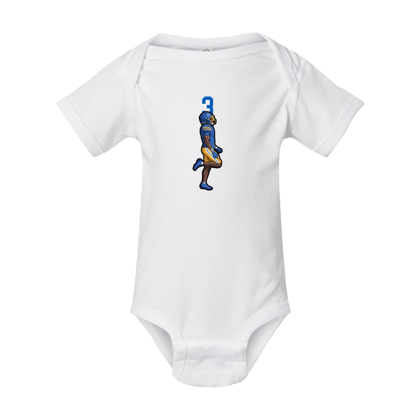 Baby Onesie — Number Top in White