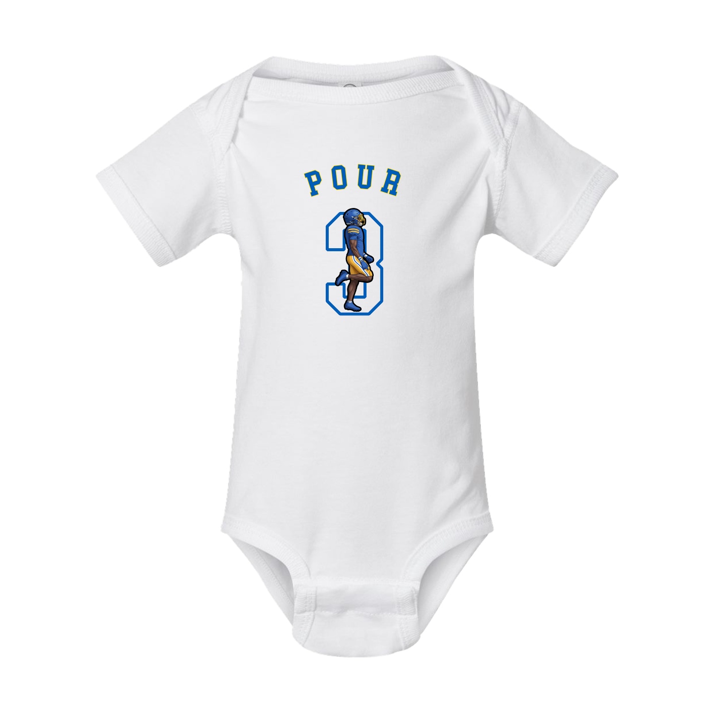 Baby Onesie — Shirsey Arch in White