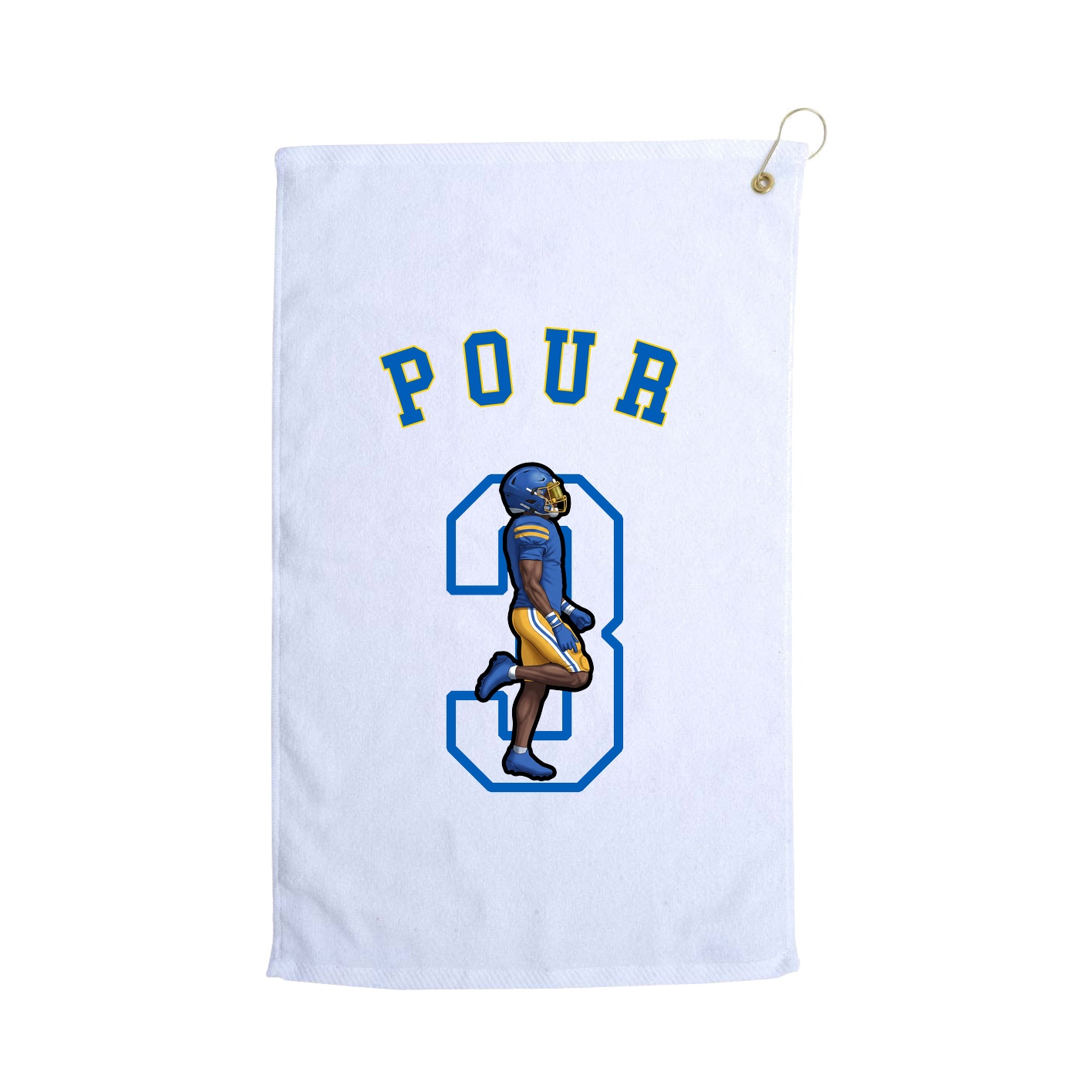 Golf Towel — Shirsey Arch in White