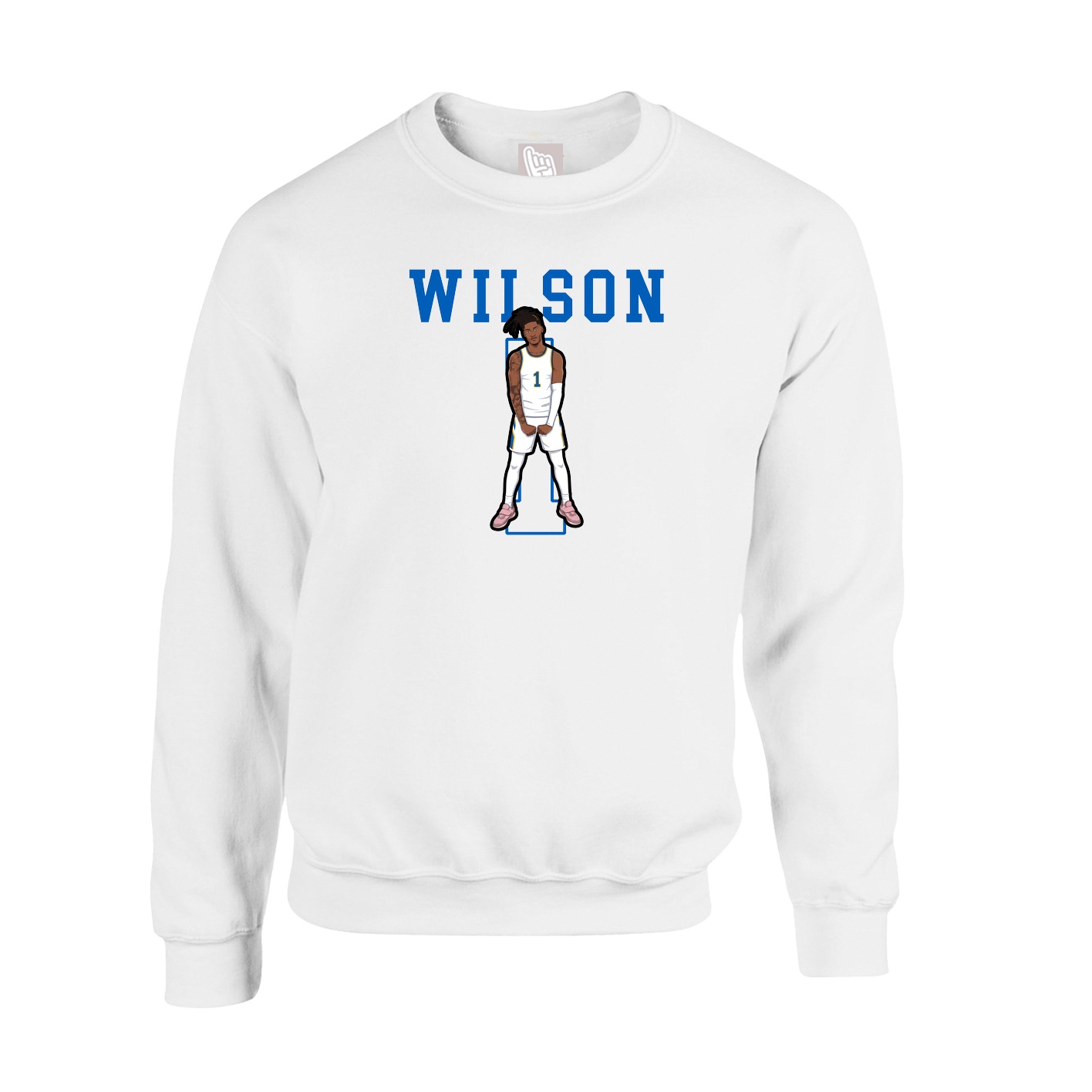 Fleece Crew — Shirsey in White