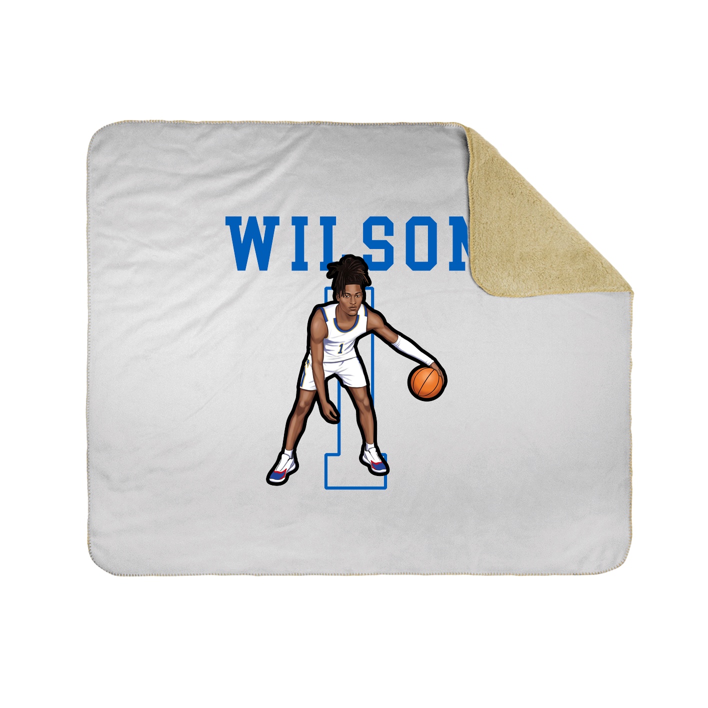 Throw Blanket — Shirsey in White