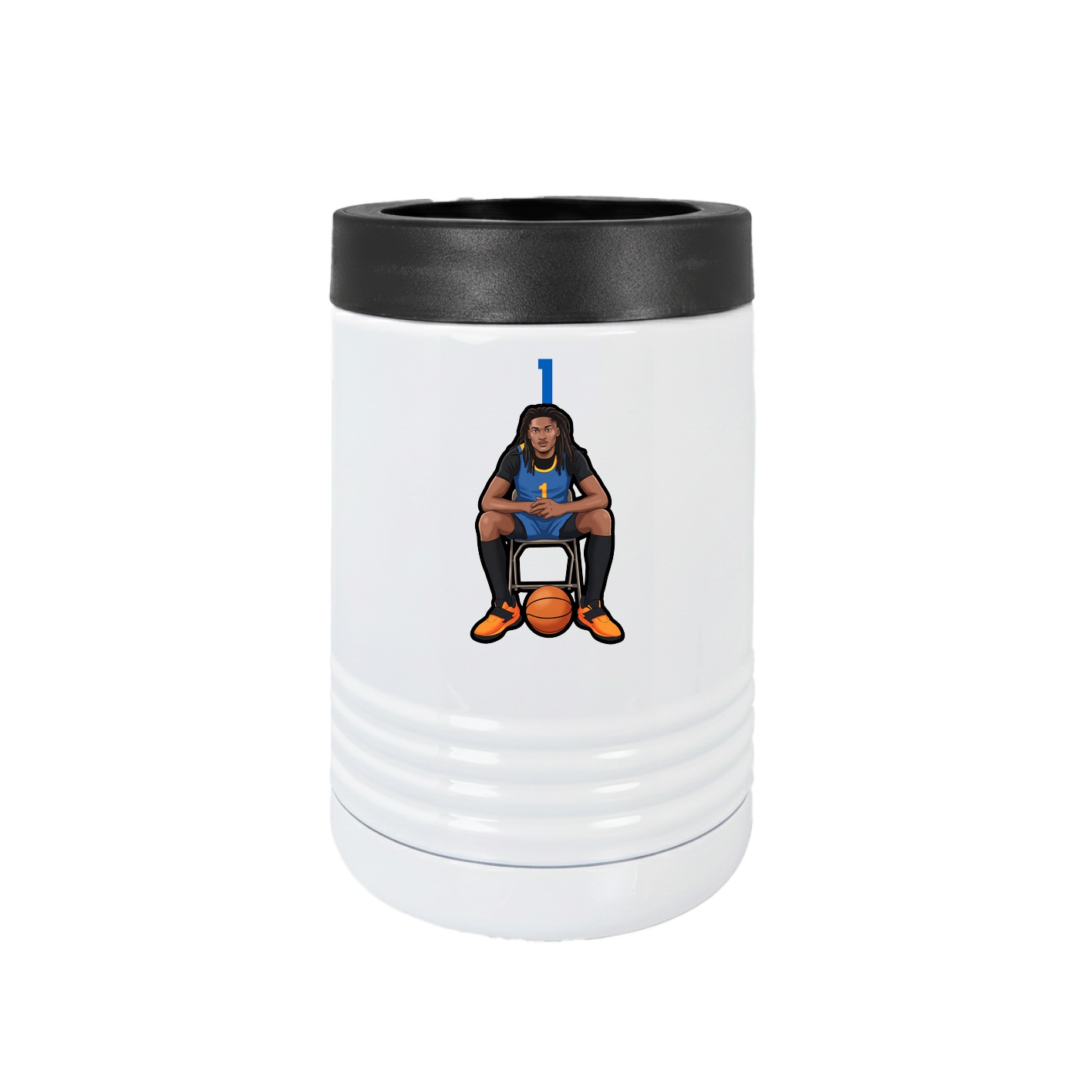 Beverage Holder — Number Top in White