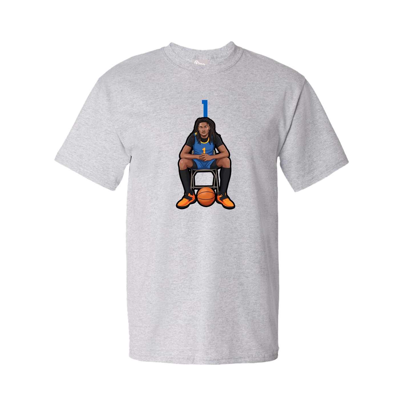 Tee — Number Top in Grey