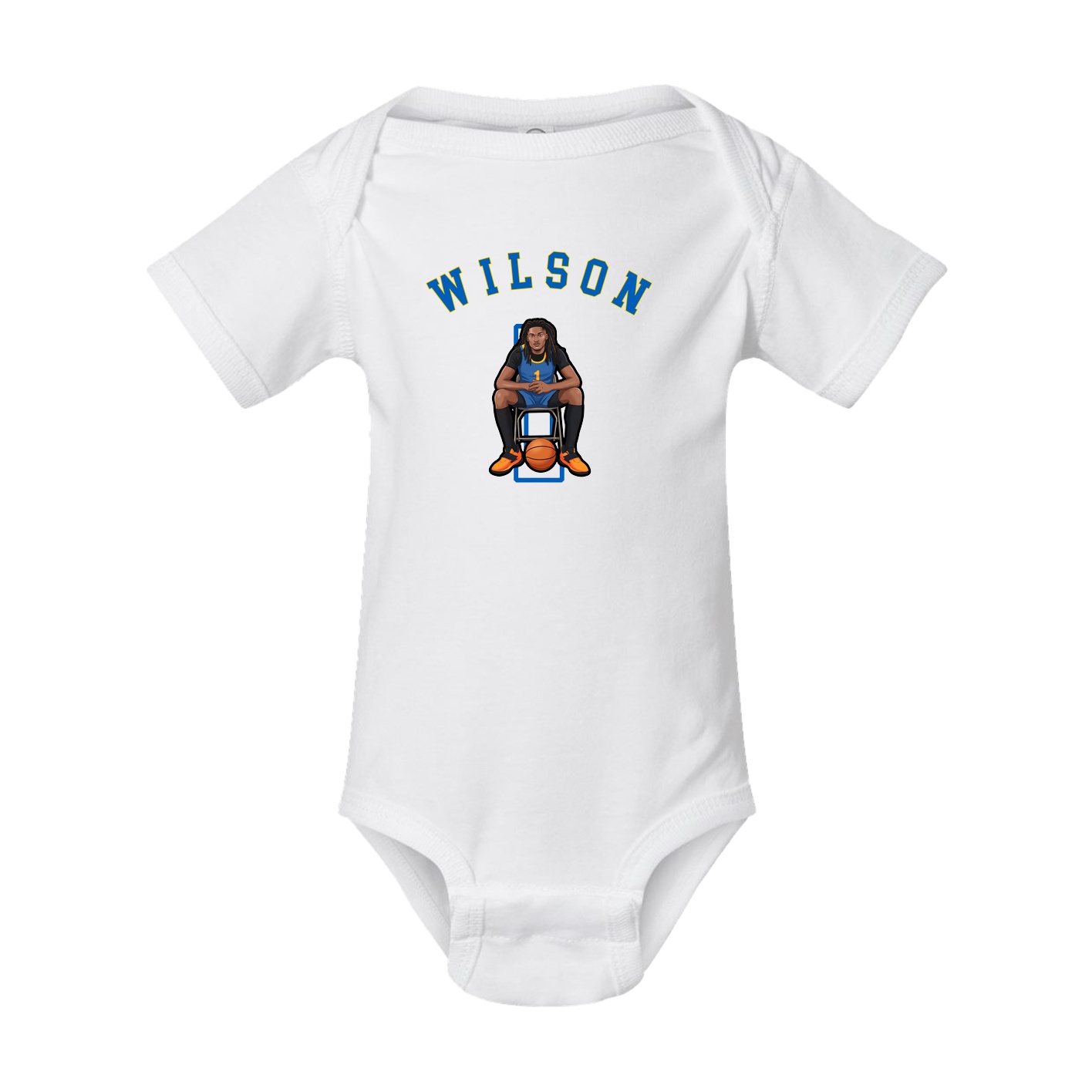 Baby Onesie — Shirsey Arch in White