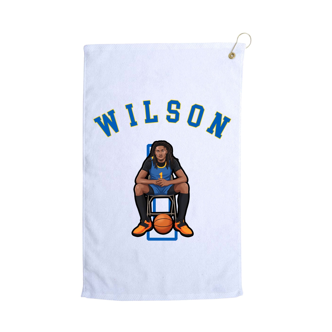 Golf Towel — Shirsey Arch in White