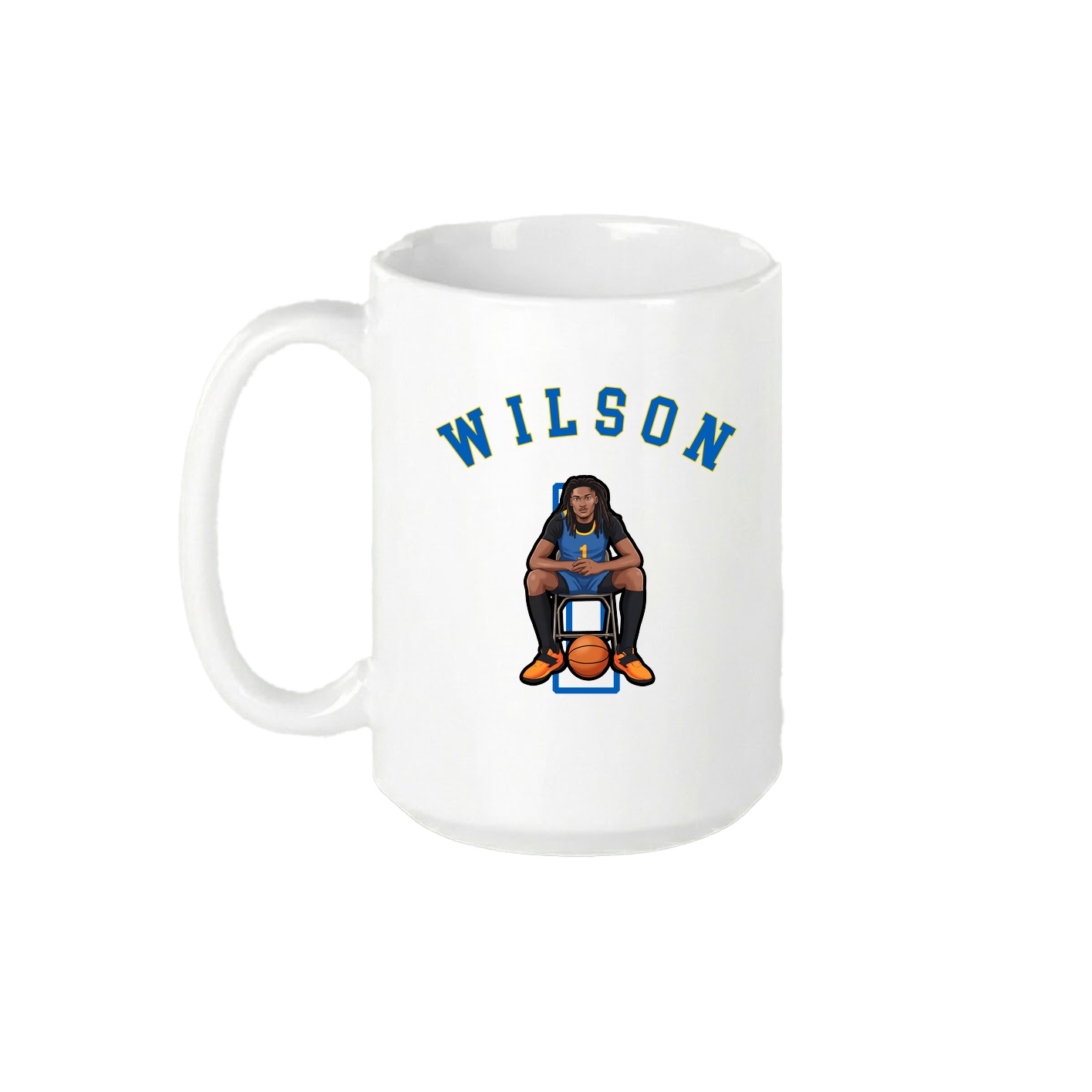 15oz Coffee Mug — Shirsey Arch in White