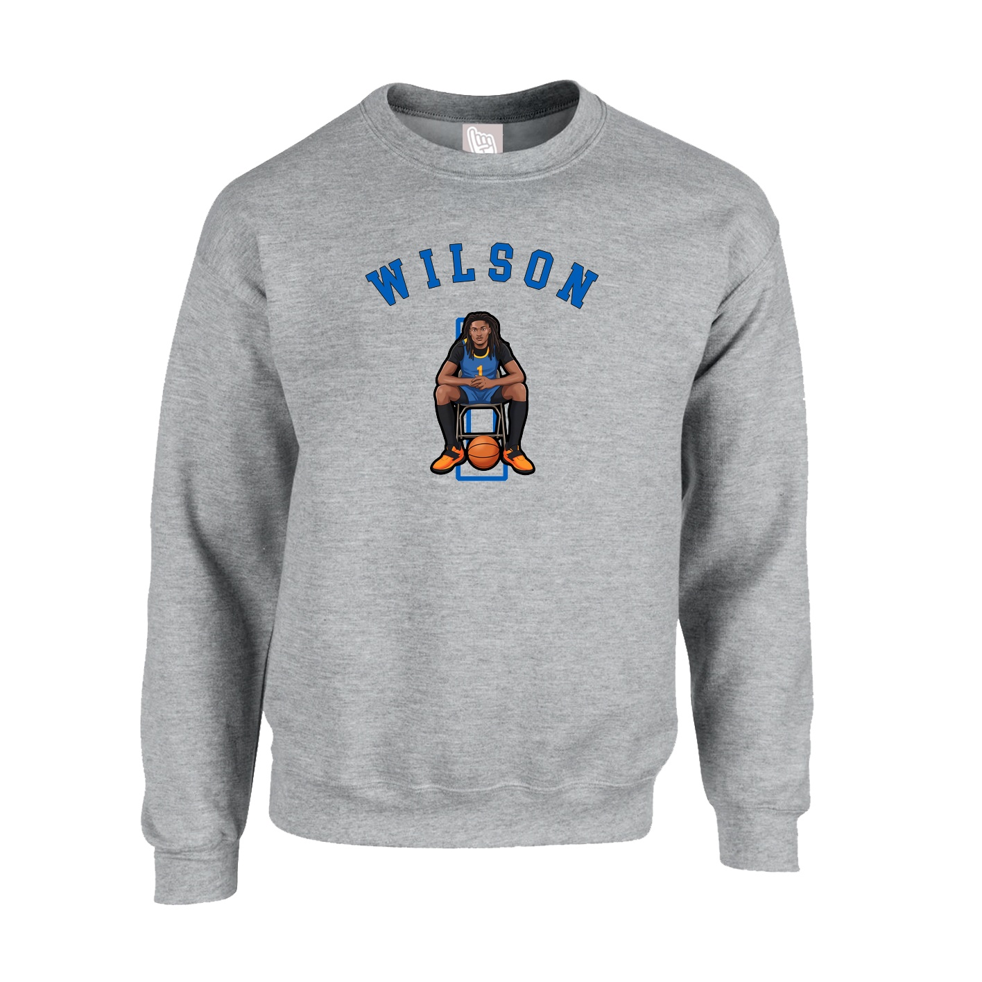 Fleece Crew — Shirsey Arch in Grey