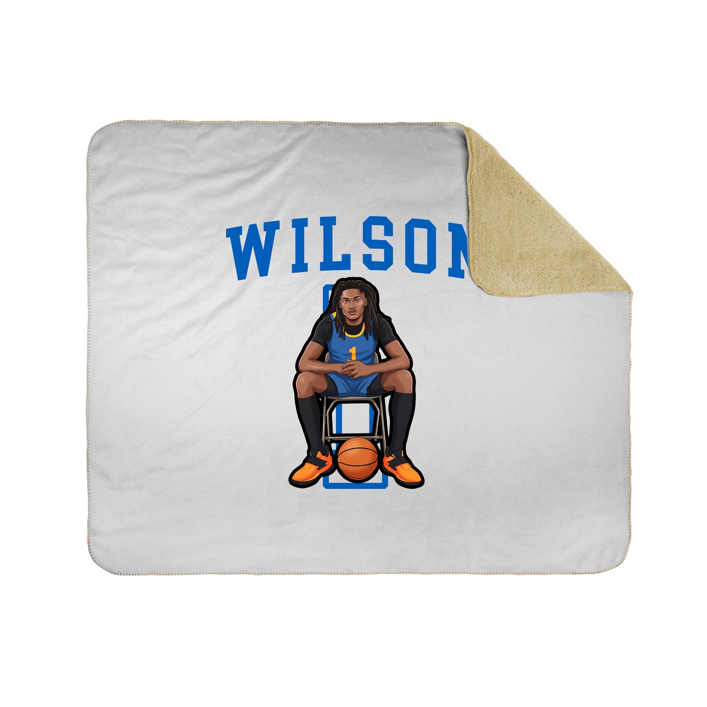 Throw Blanket — Shirsey in White