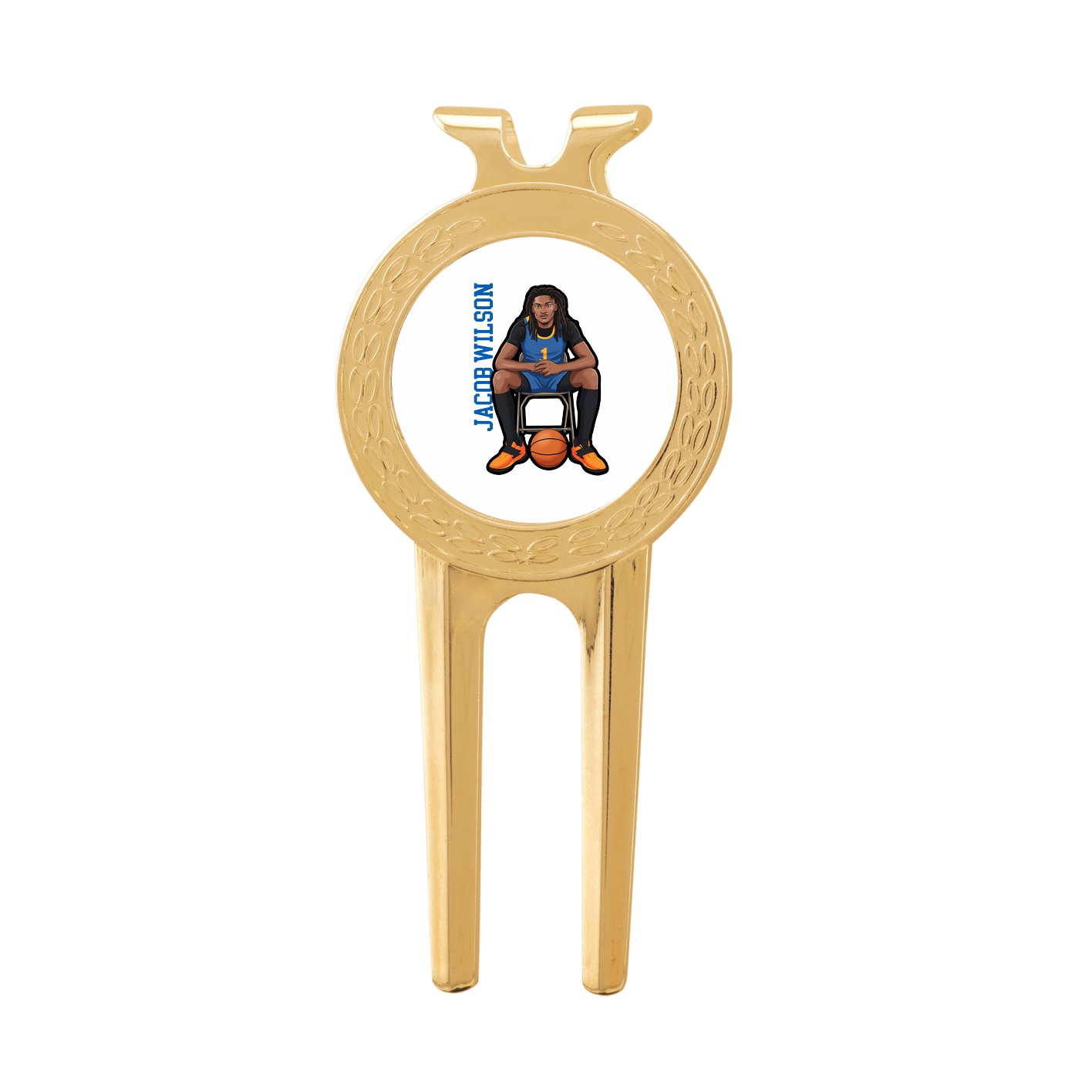 Divot Tool with Ball Marker — Name Vertical in Classic