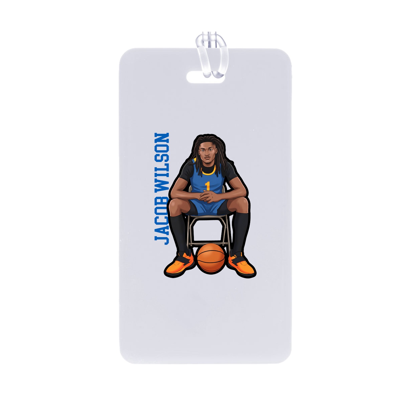 Bag Tag — Name Vertical in Classic