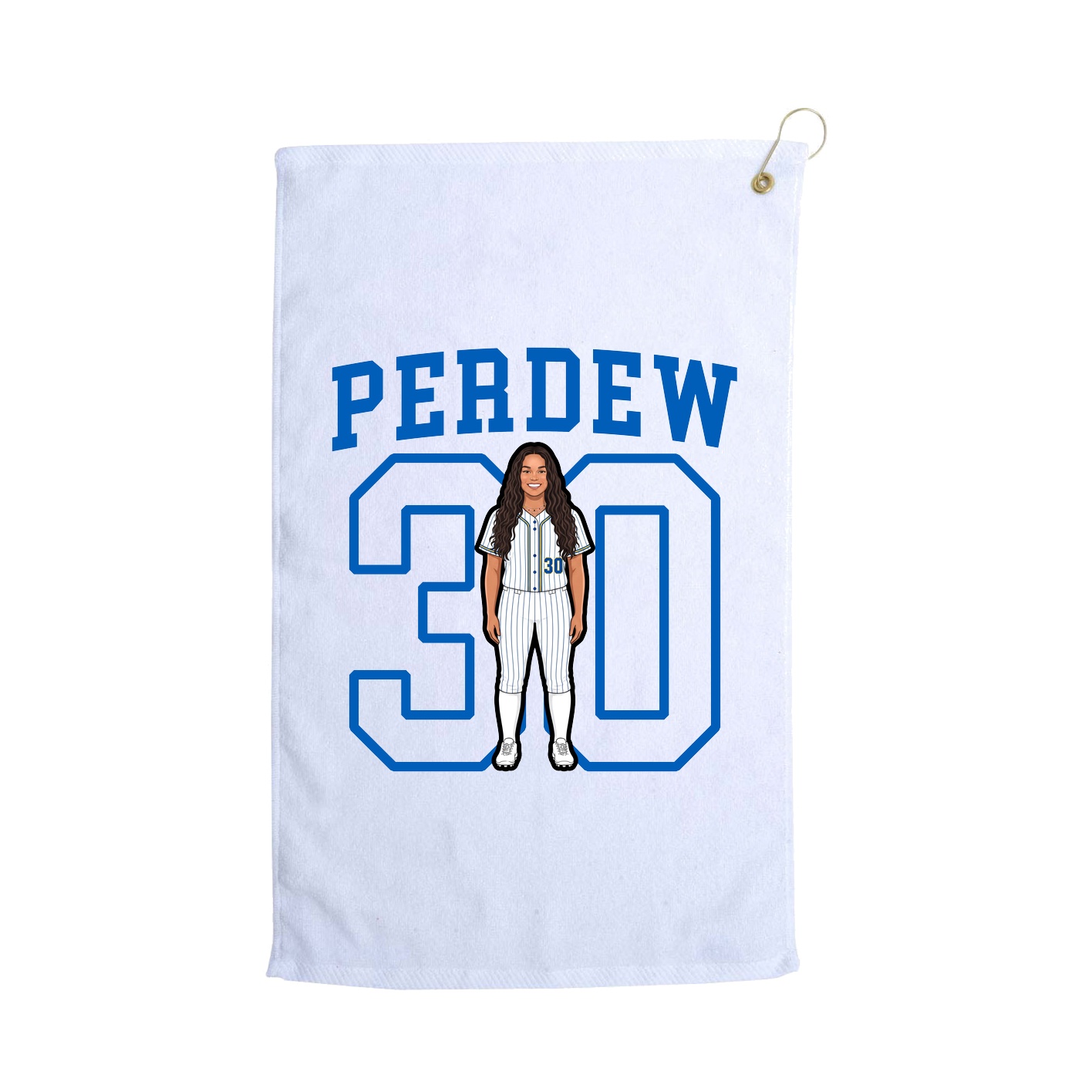Golf Towel — Shirsey in White