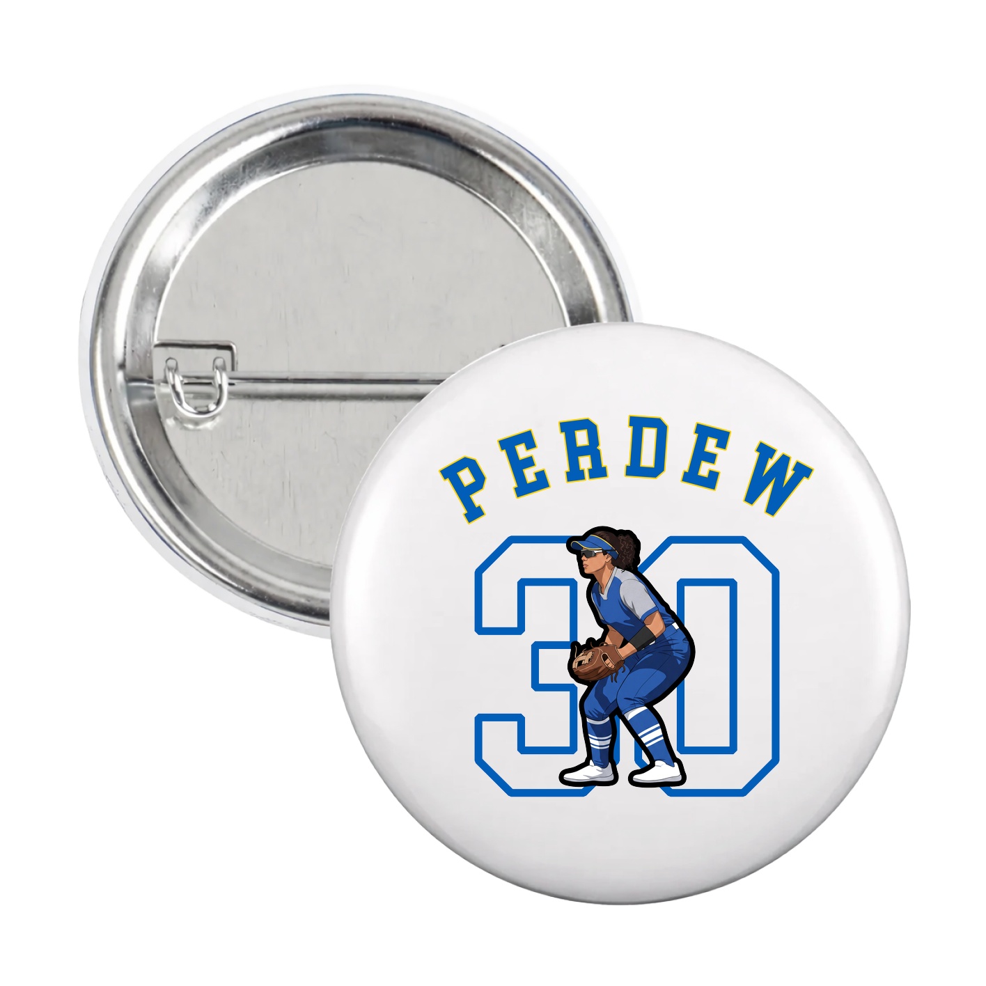 Game Day Button — Shirsey Arch in White