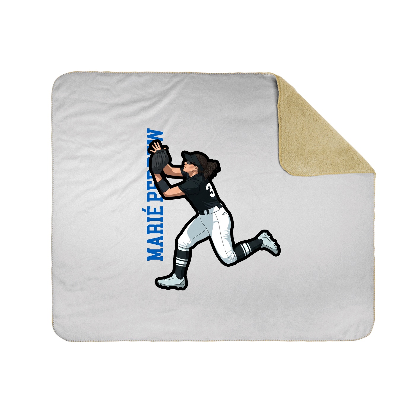 50x60 Sherpa Lined Throw Blanket
