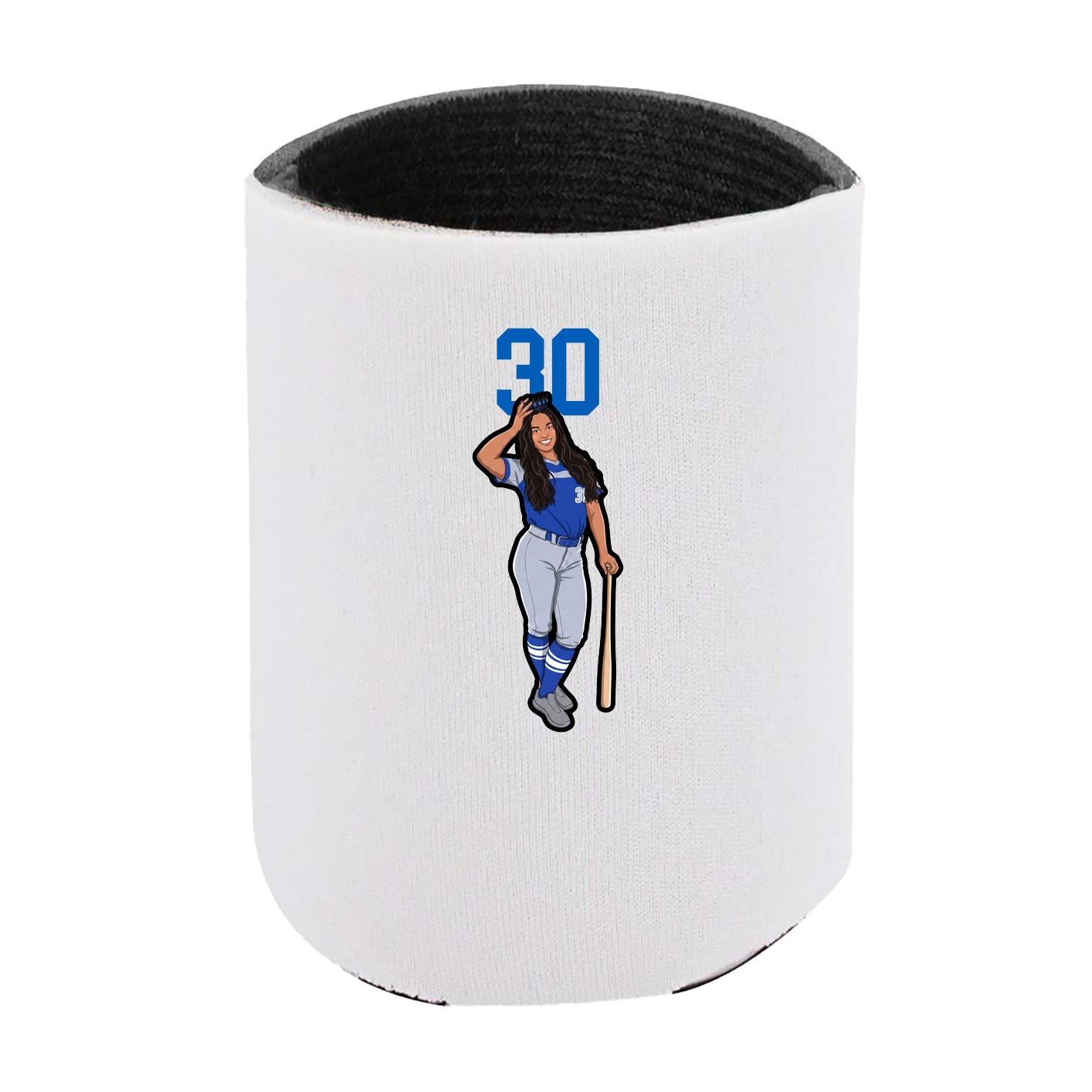Can Holder — Number Top in White