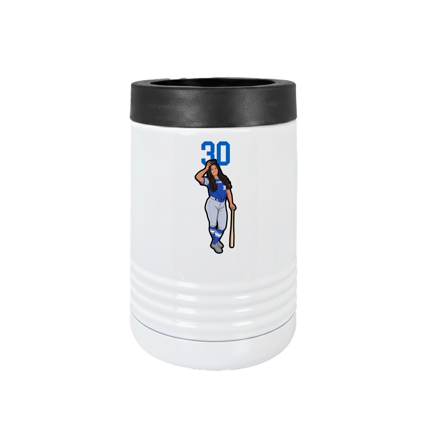 Beverage Holder — Number Top in White