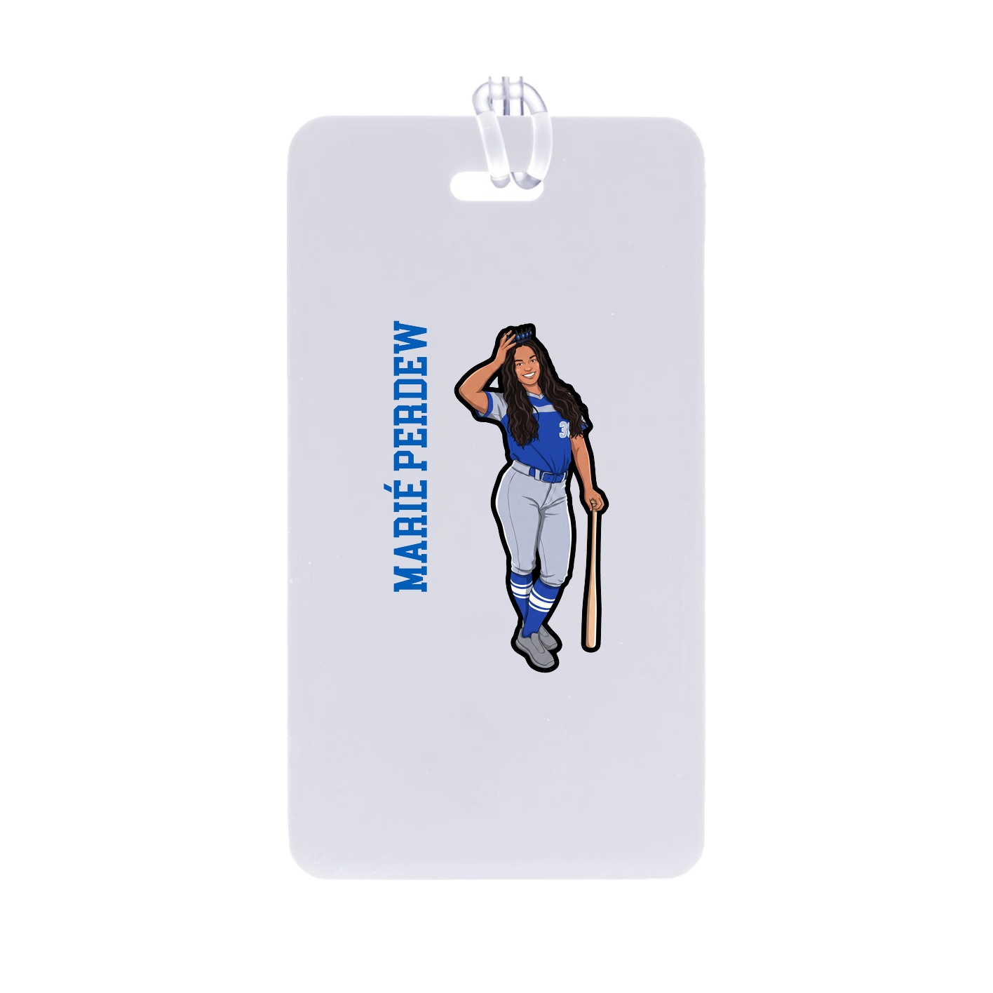 Bag Tag — Name Vertical in Classic