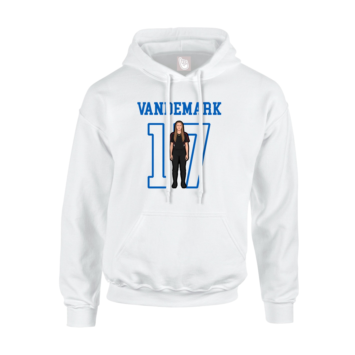 Hoodie — Shirsey in White
