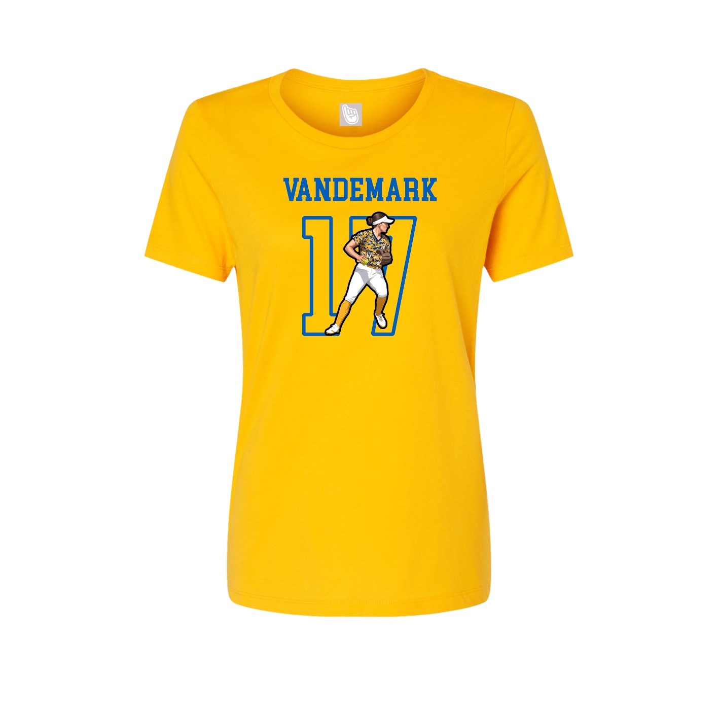 Fitted Women's Tee — Shirsey in Gold