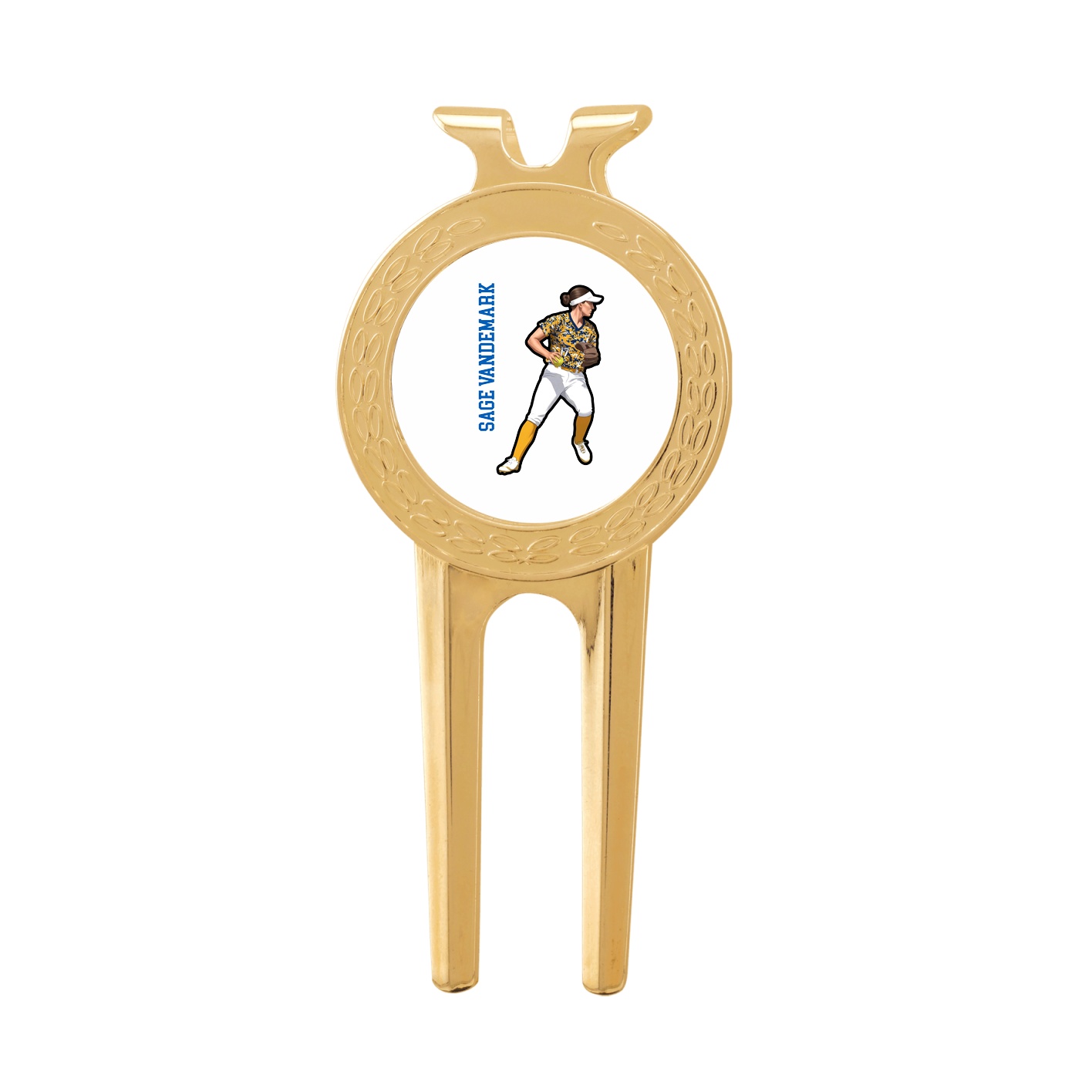 Divot Tool with Ball Marker — Name Vertical in Classic