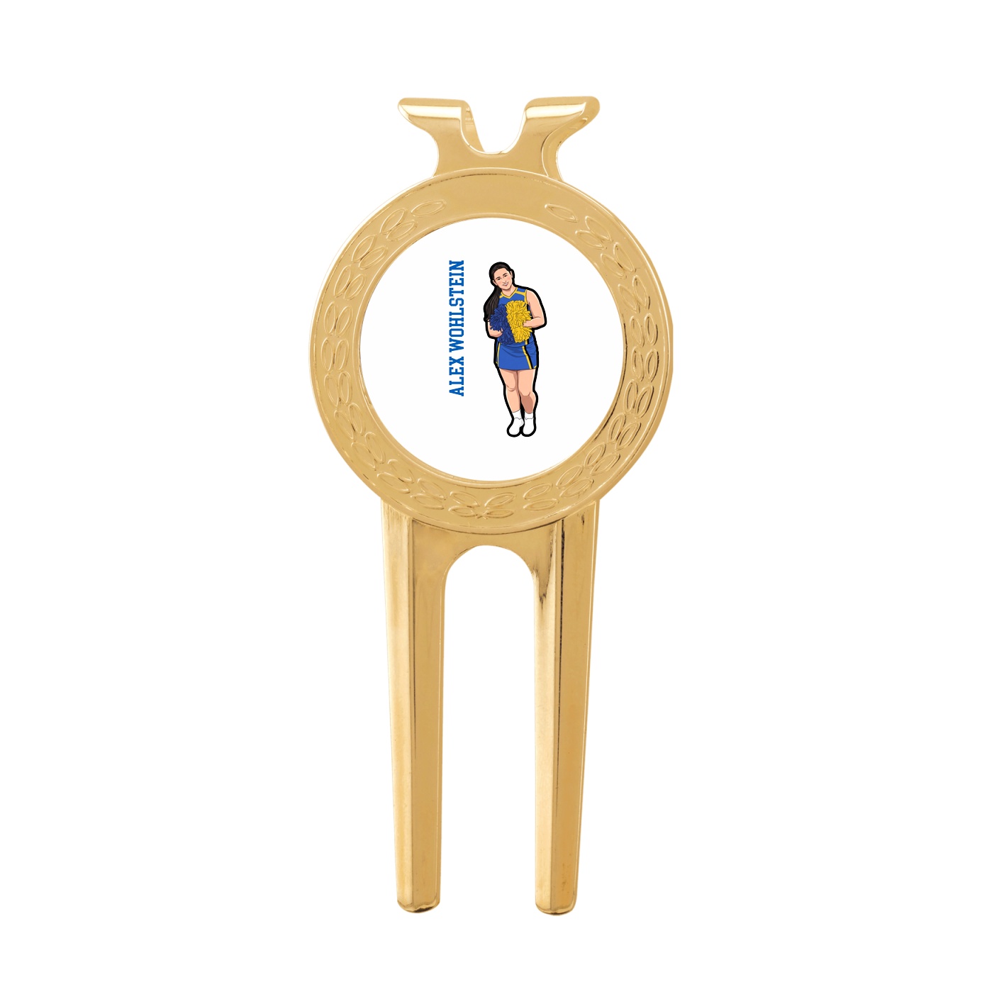 Divot Tool with Ball Marker — Name Vertical in Classic