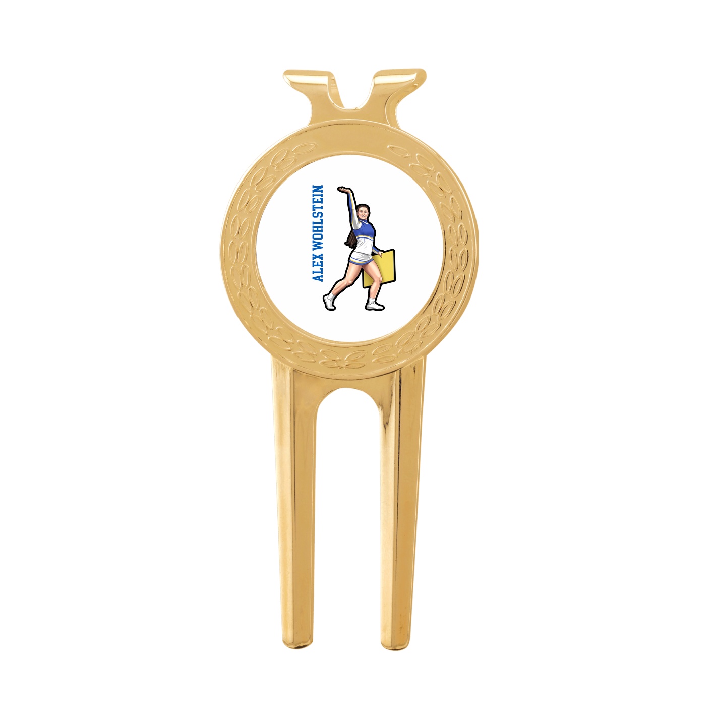 Divot Tool with Ball Marker — Name Vertical in Classic