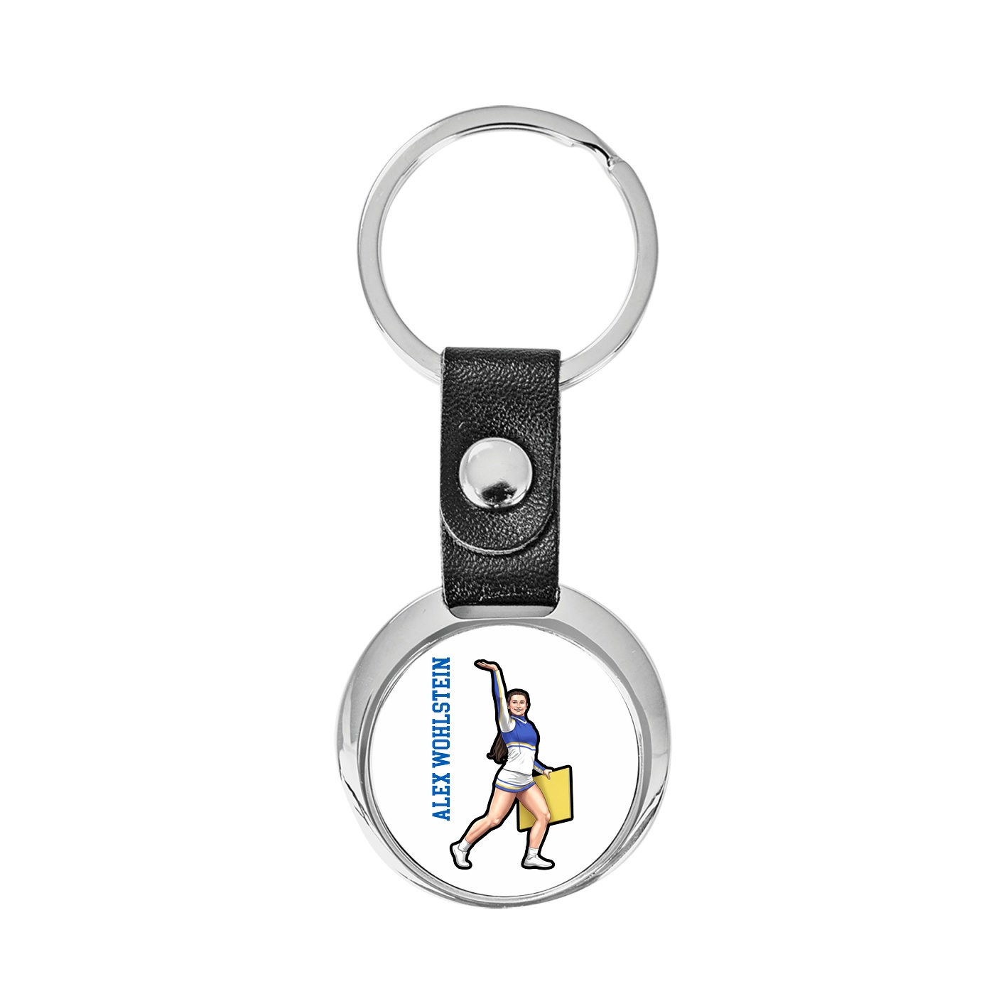 Key Chain — Name Vertical in Classic