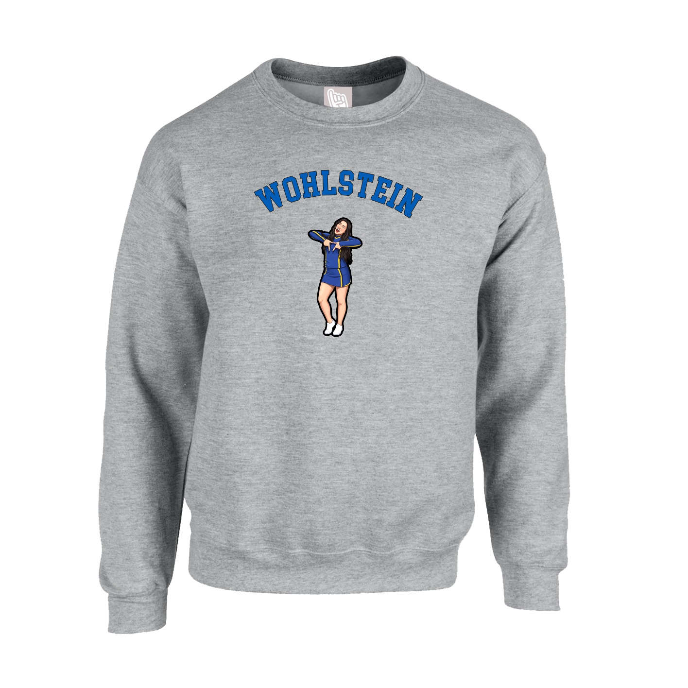 Fleece Crew — Shirsey Arch in Grey