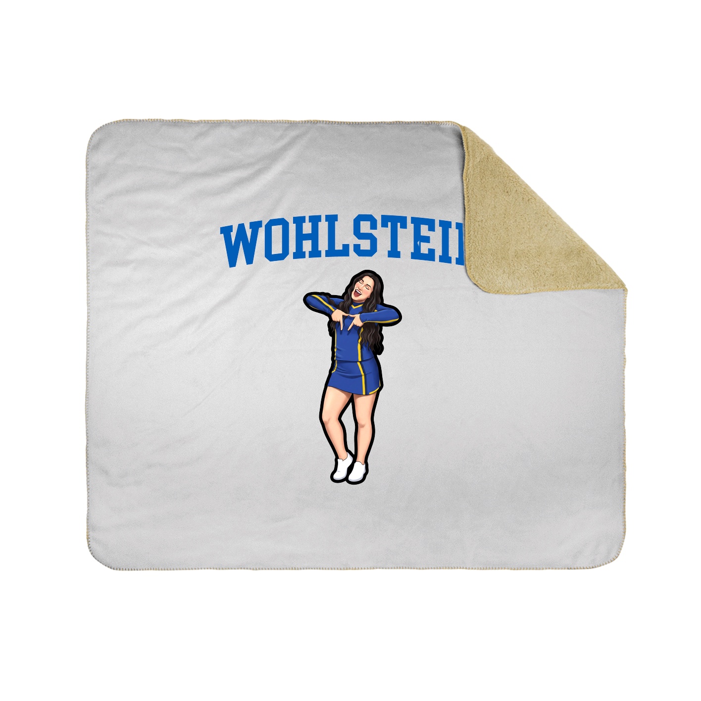 Throw Blanket — Shirsey in White