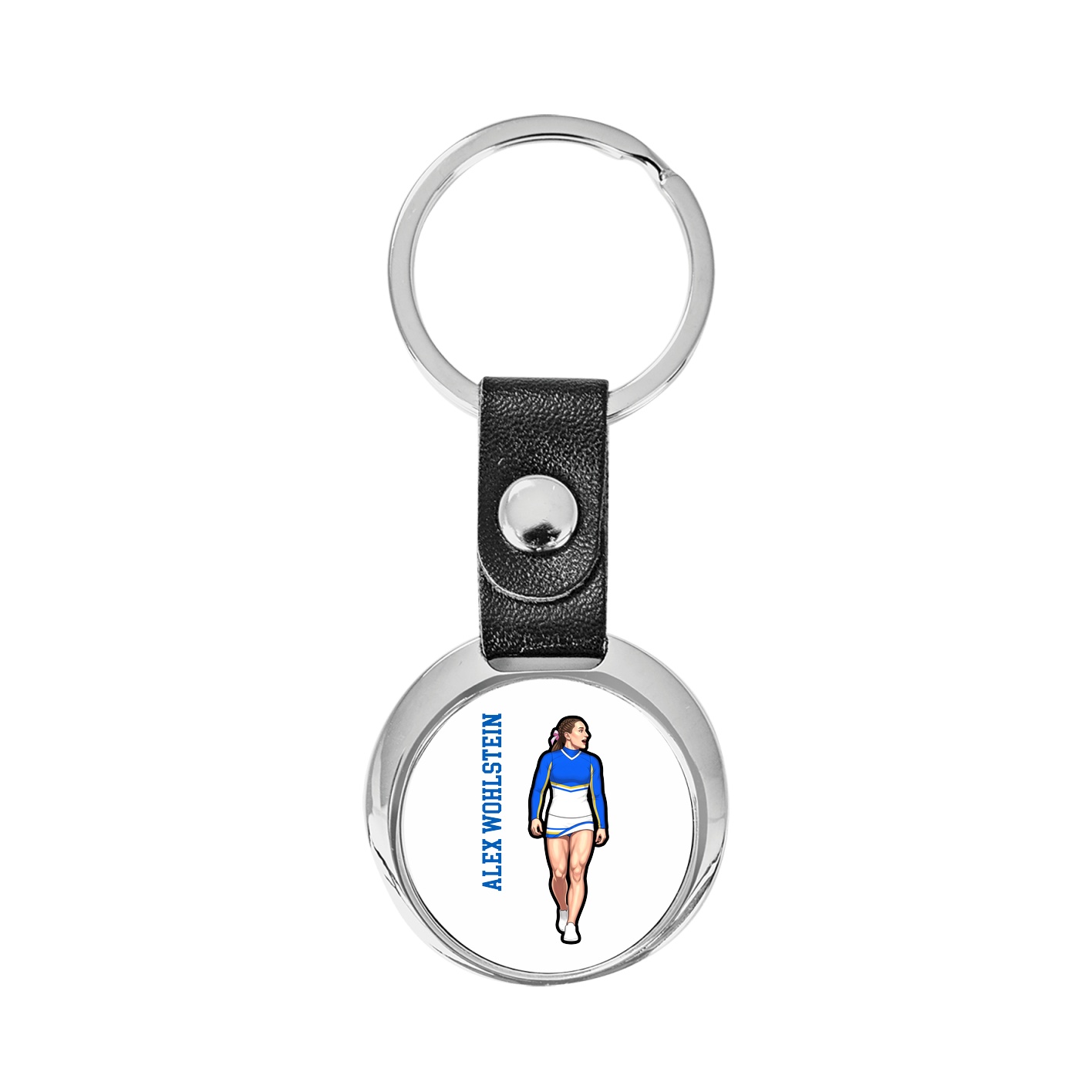 Key Chain — Name Vertical in Classic