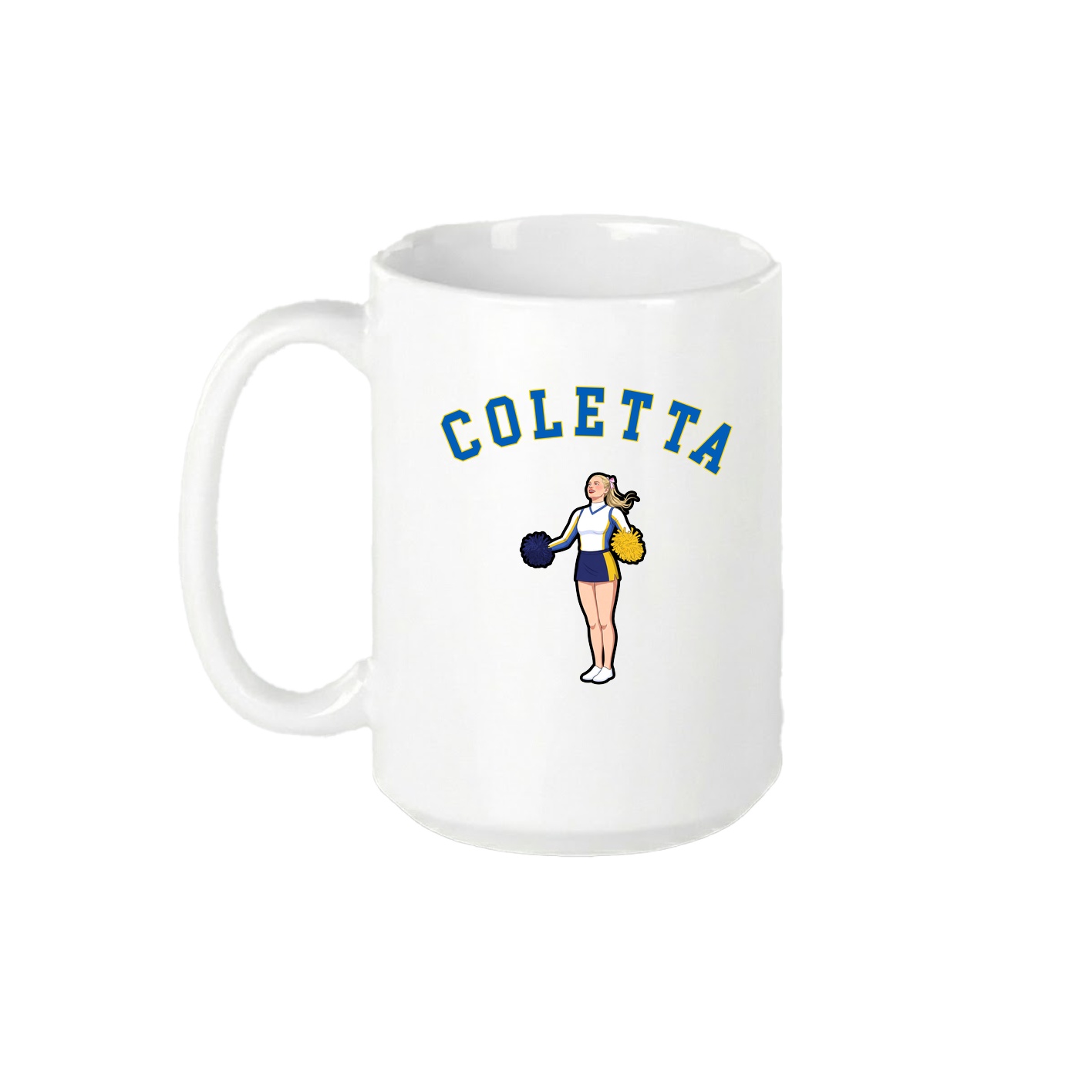 15oz Coffee Mug — Shirsey Arch in White