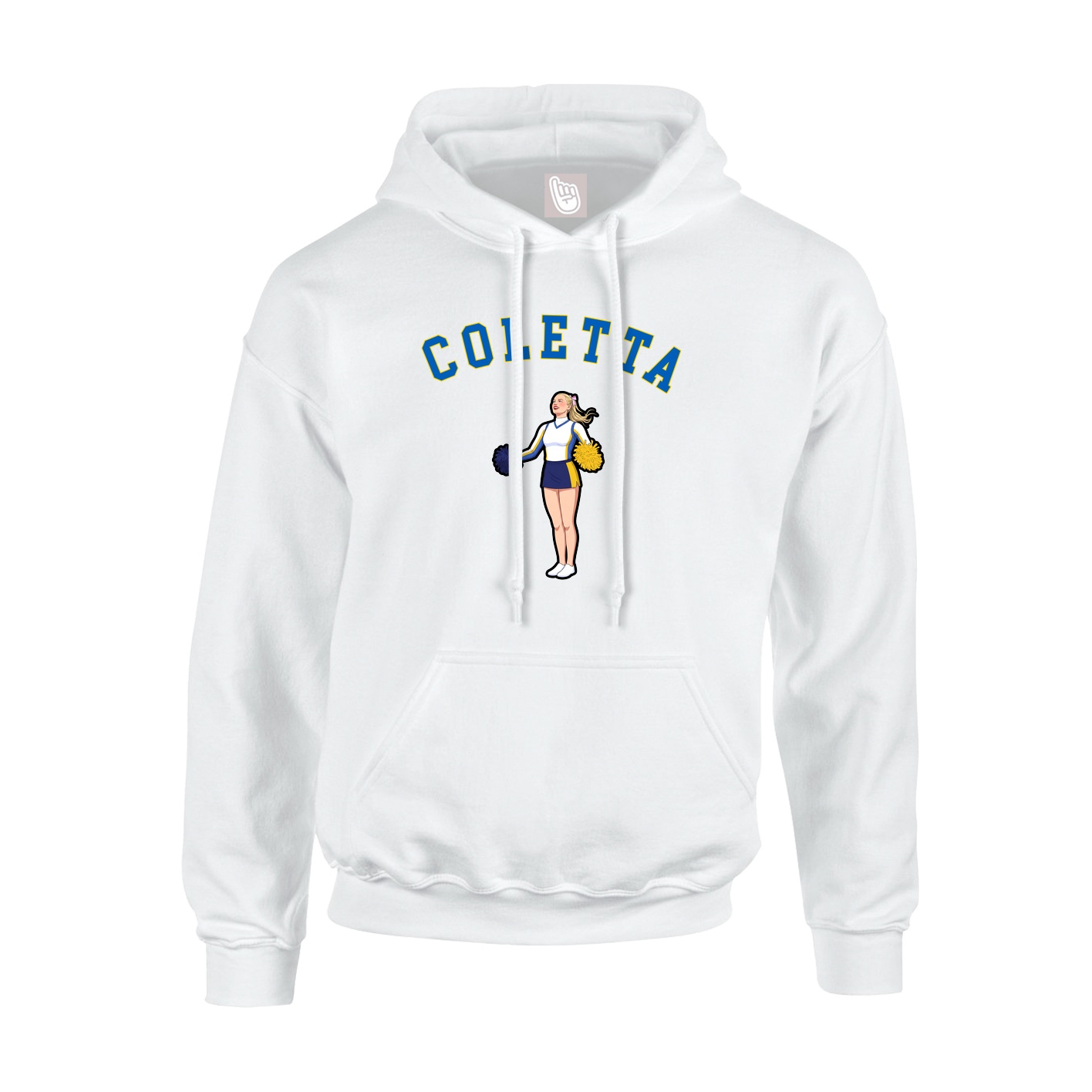 Hoodie — Shirsey Arch in White