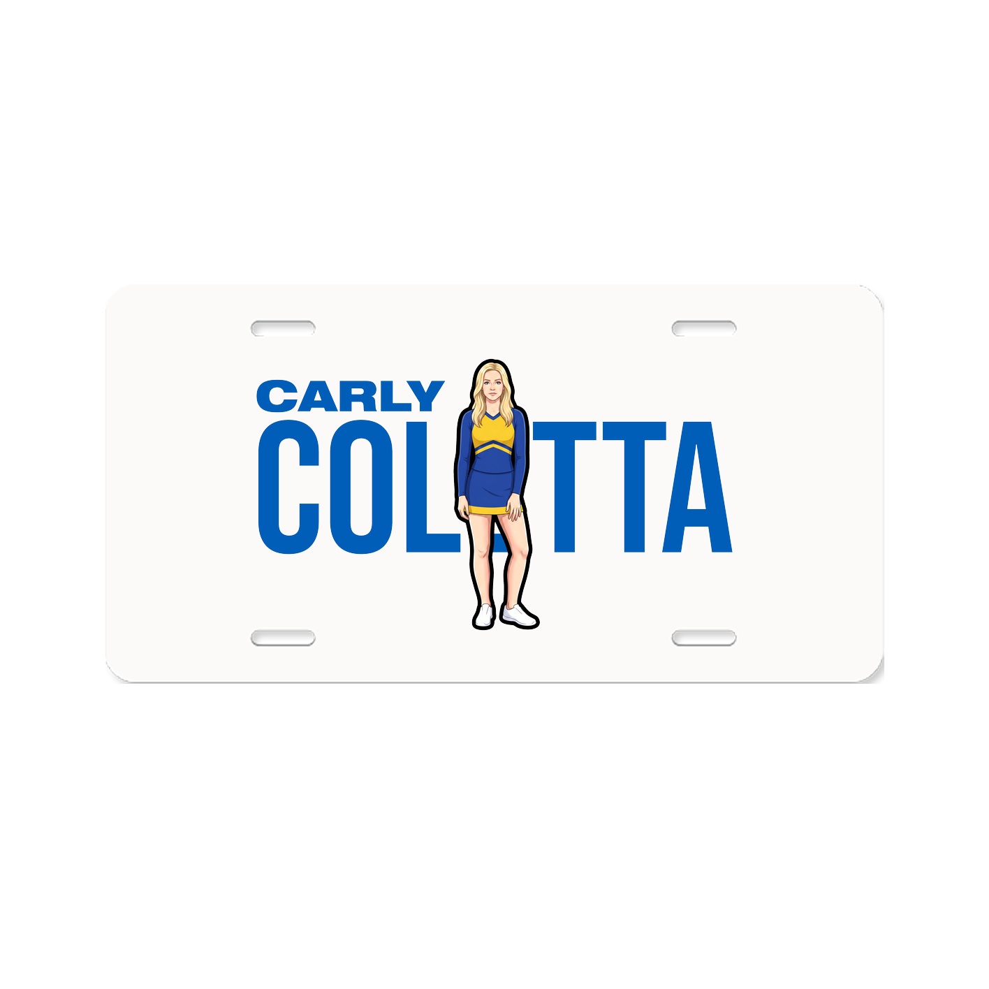 License Plate — Player Name in Classic