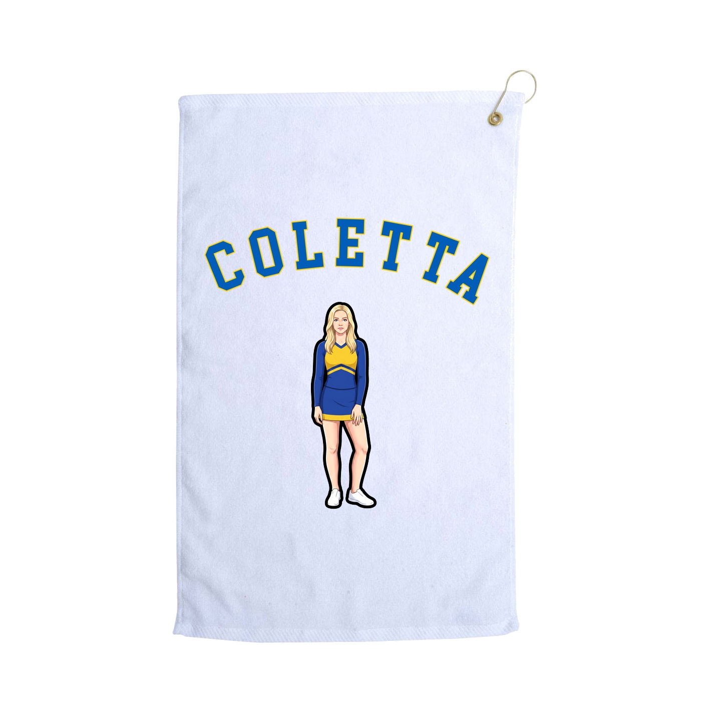 Golf Towel — Shirsey Arch in White