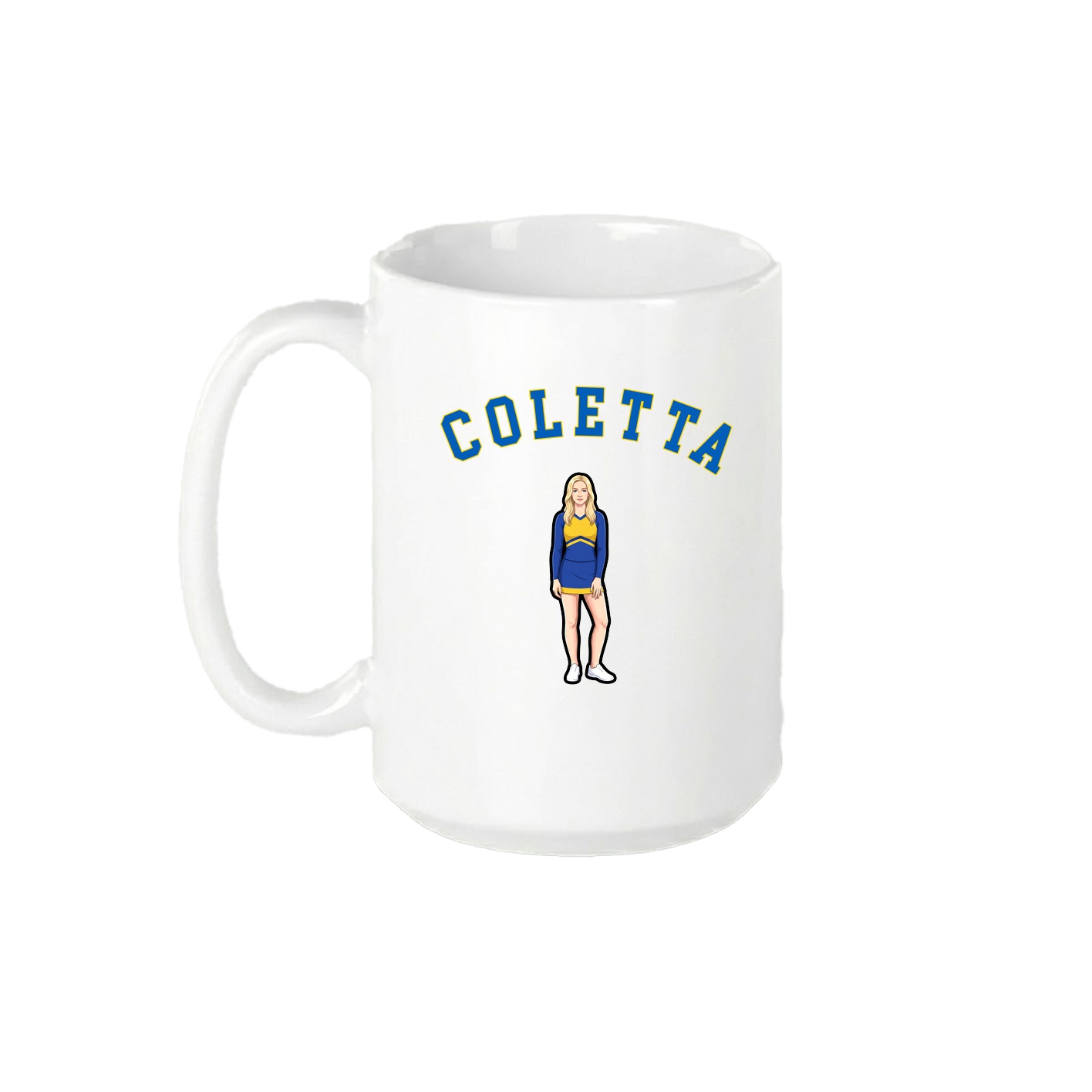 15oz Coffee Mug — Shirsey Arch in White