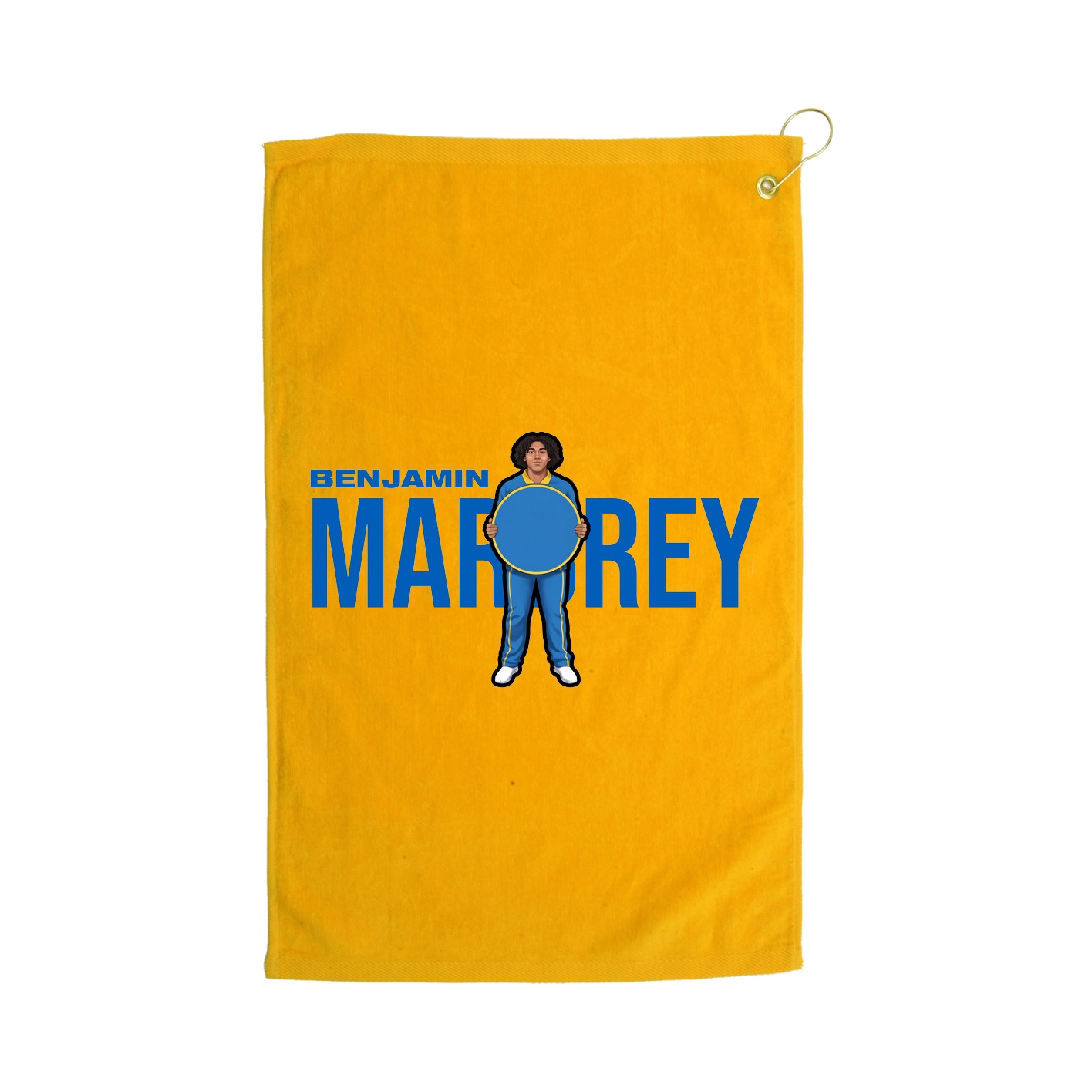 Golf Towel — Player Name in Gold