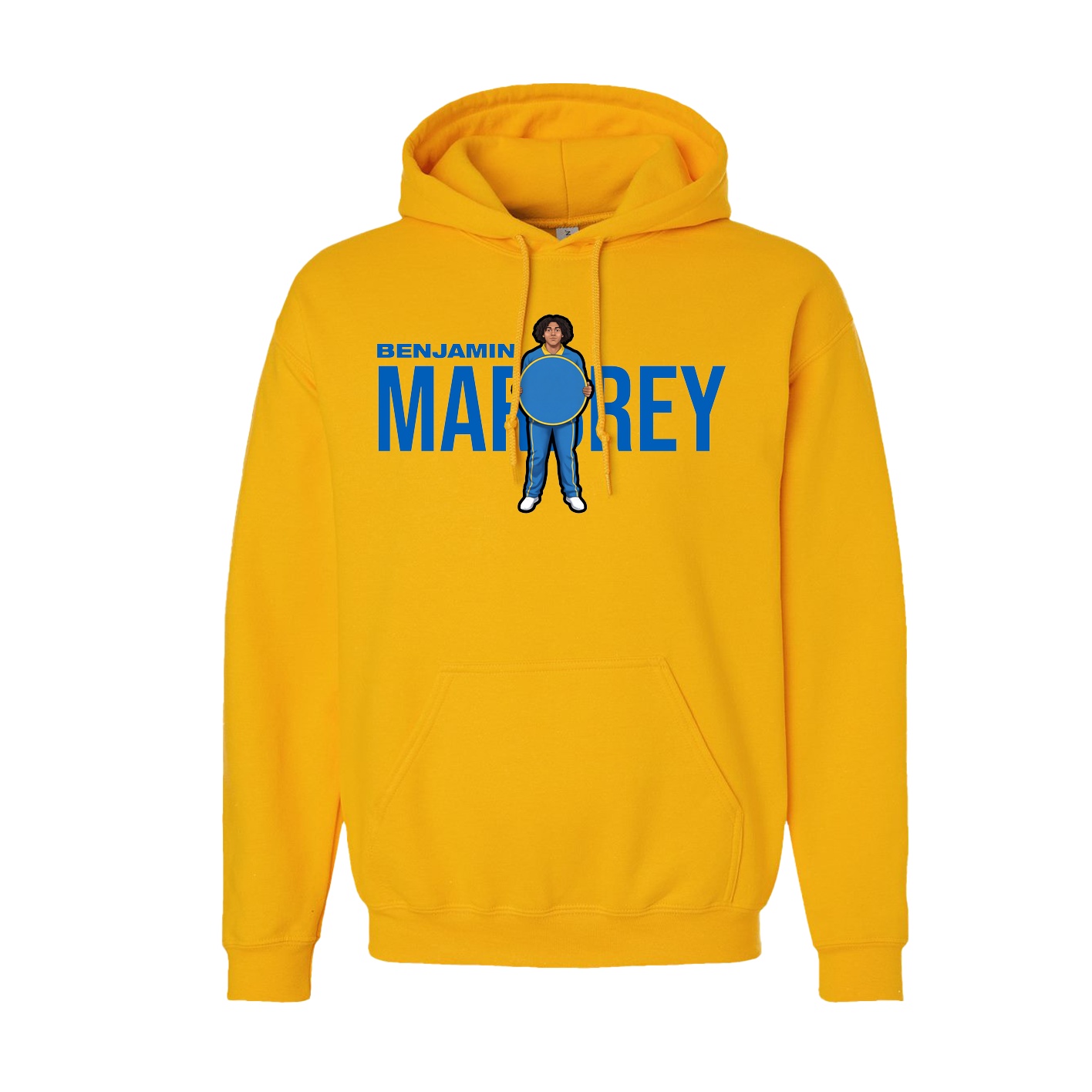 Hoodie — Player Name in Gold
