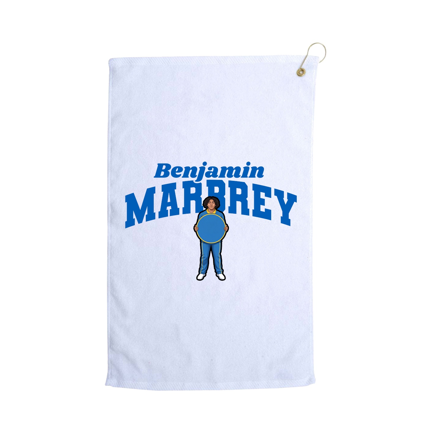 Golf Towel — Signature Arch in White