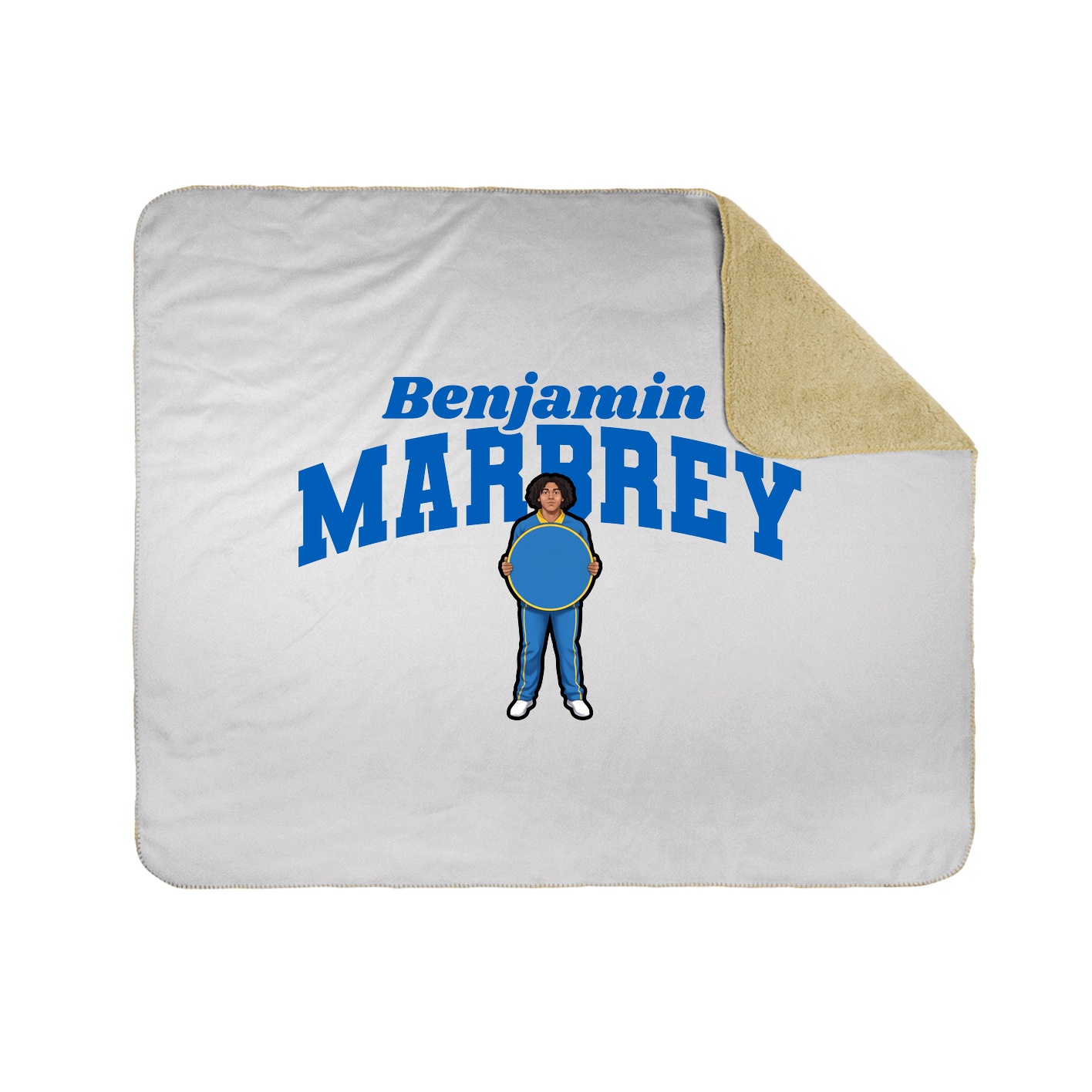 Throw Blanket — Signature Arch in White