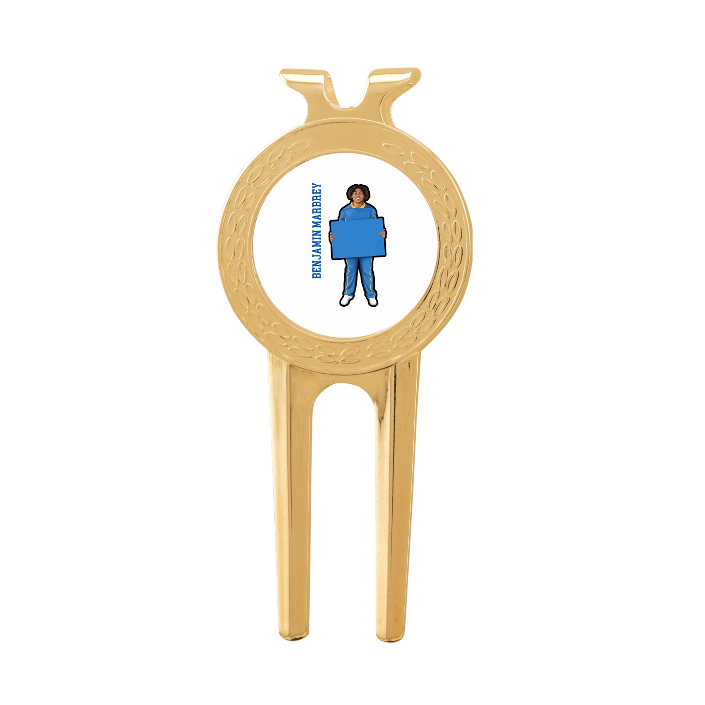 Divot Tool with Ball Marker — Name Vertical in Classic