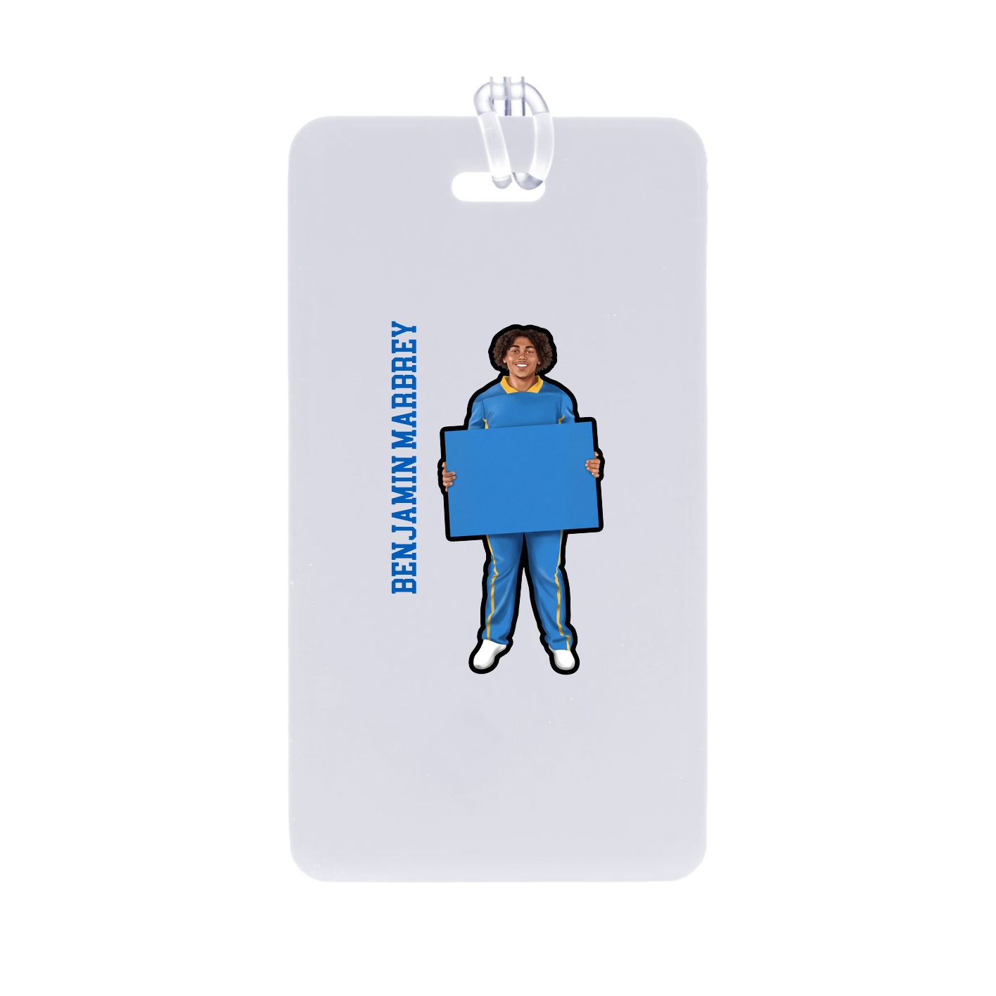 Bag Tag — Name Vertical in Classic