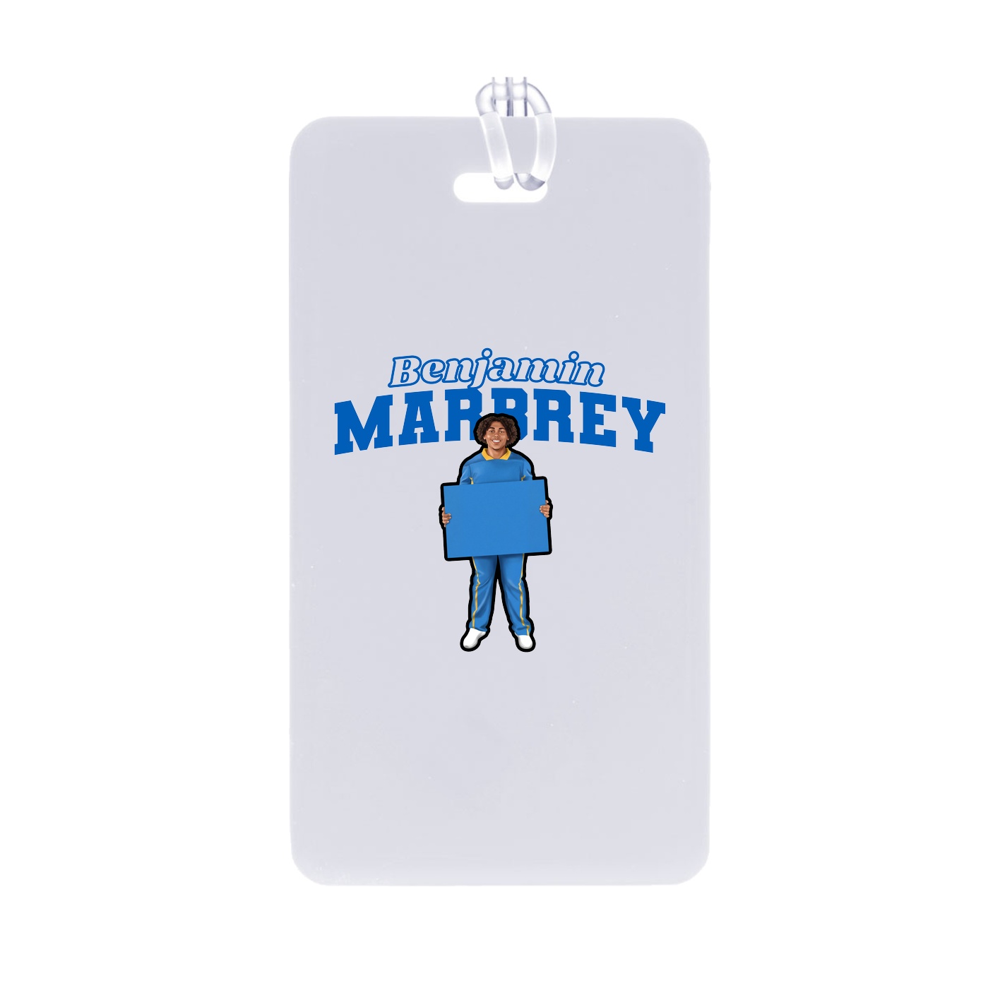 Bag Tag — Name Arch in Classic