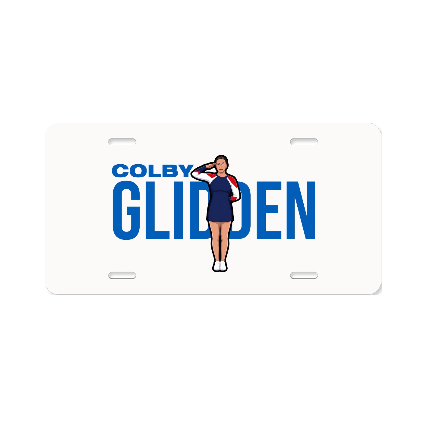 License Plate — Player Name in Classic
